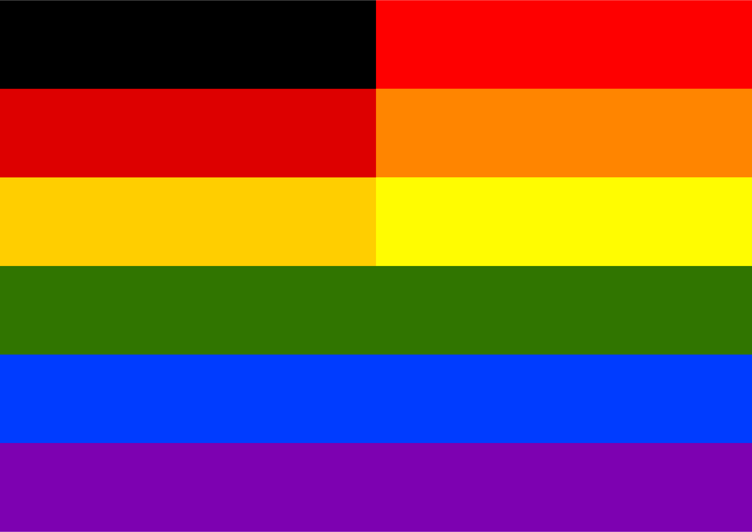 Clipart - Rainbow Flag Germany