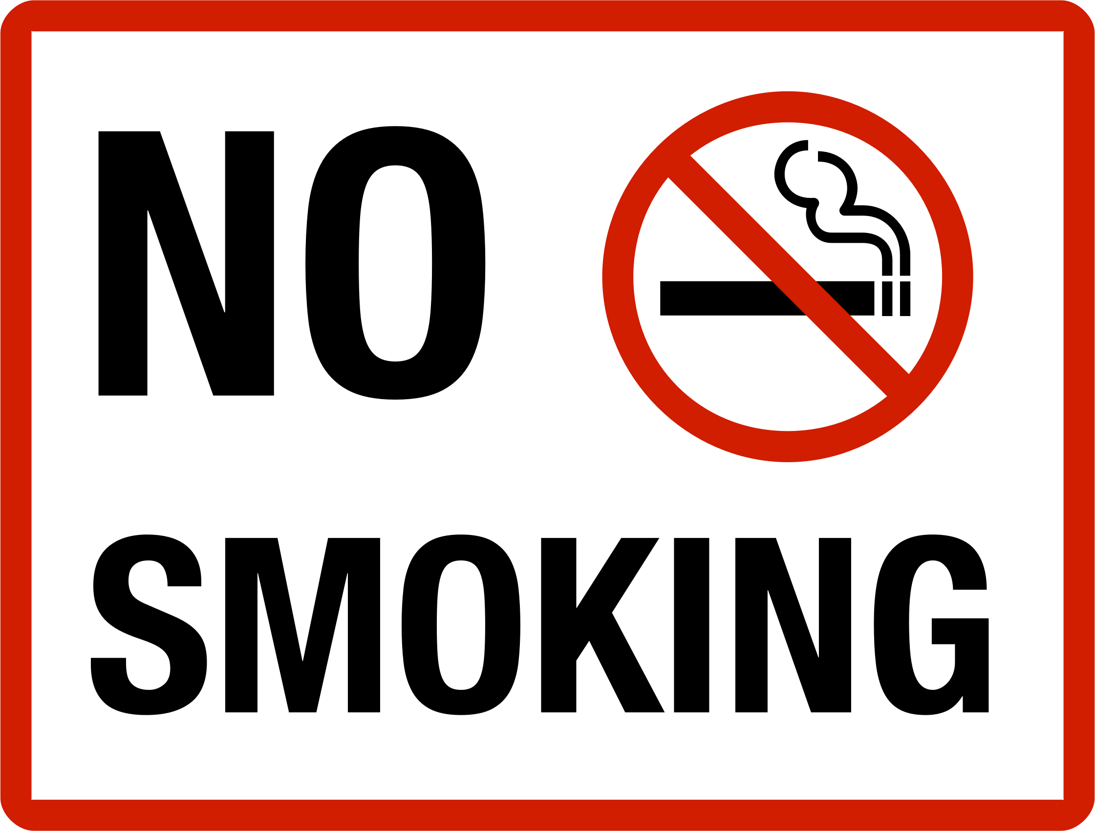 Clipart No Smoking