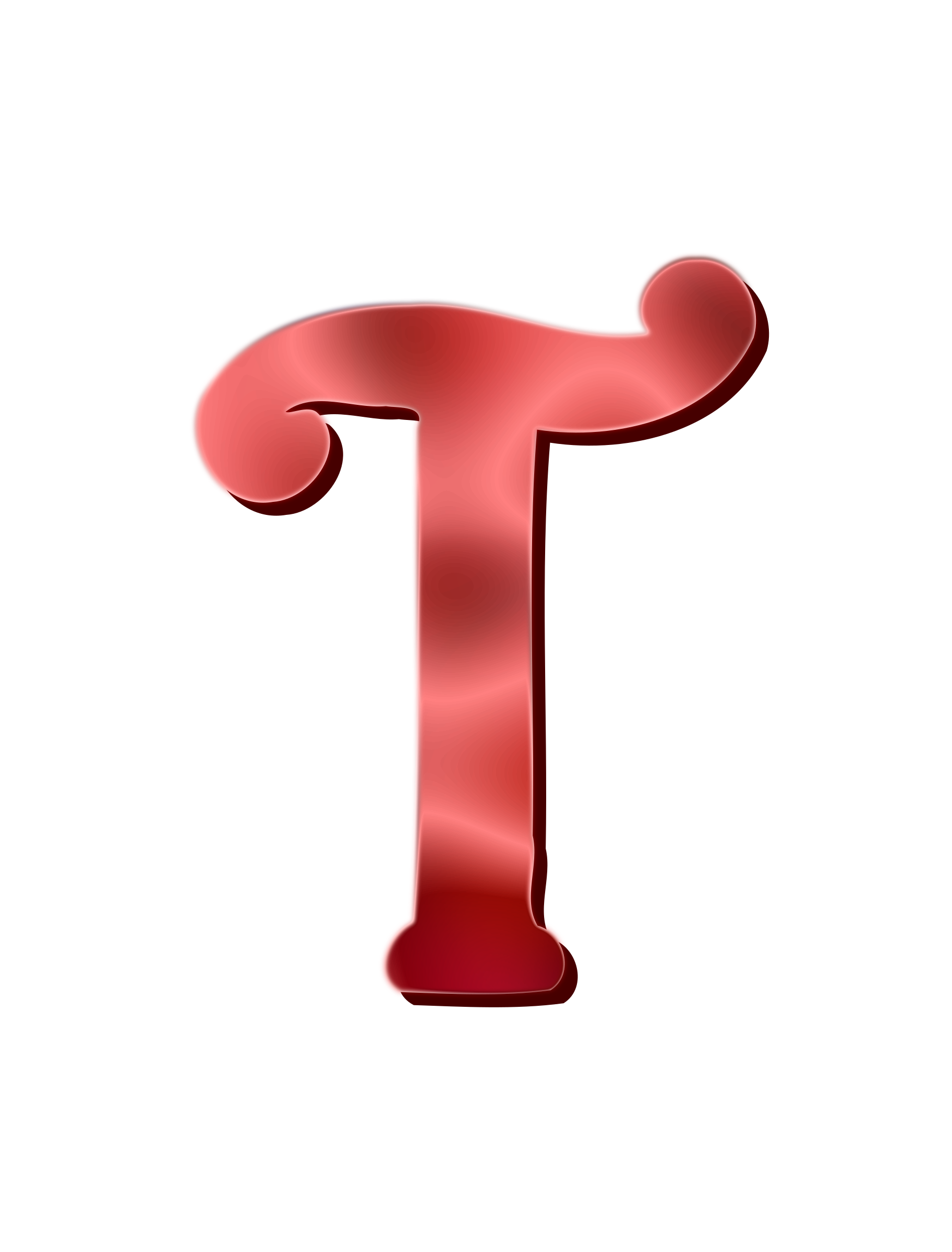 Clipart Alphabet 12 Letter T