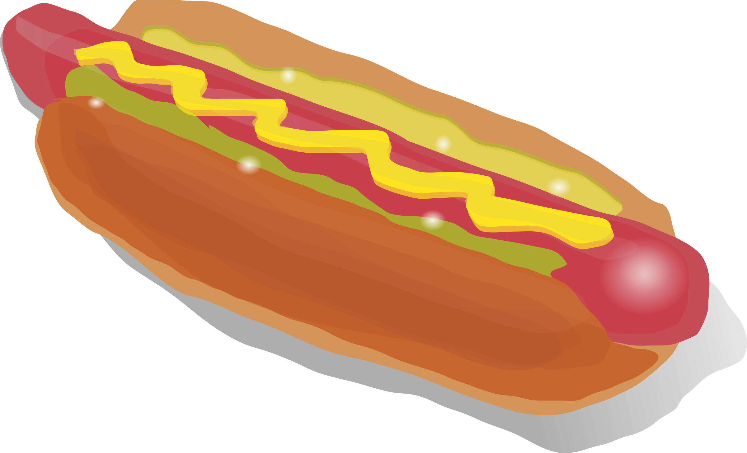 Clipart - hot dog