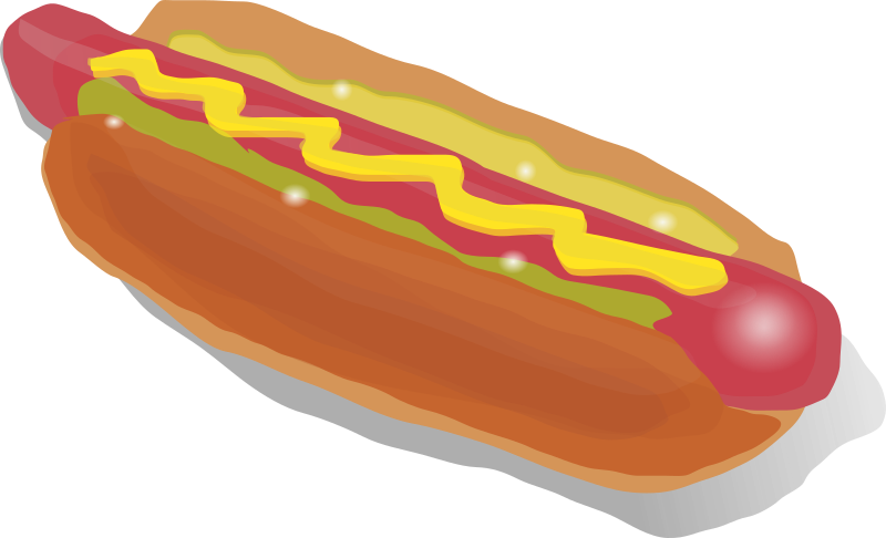 Clipart Hot Dog