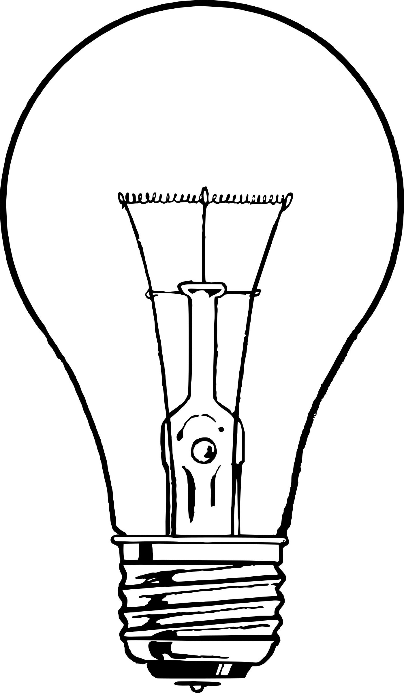 Line Art Light Bulb : Clipart light bulb