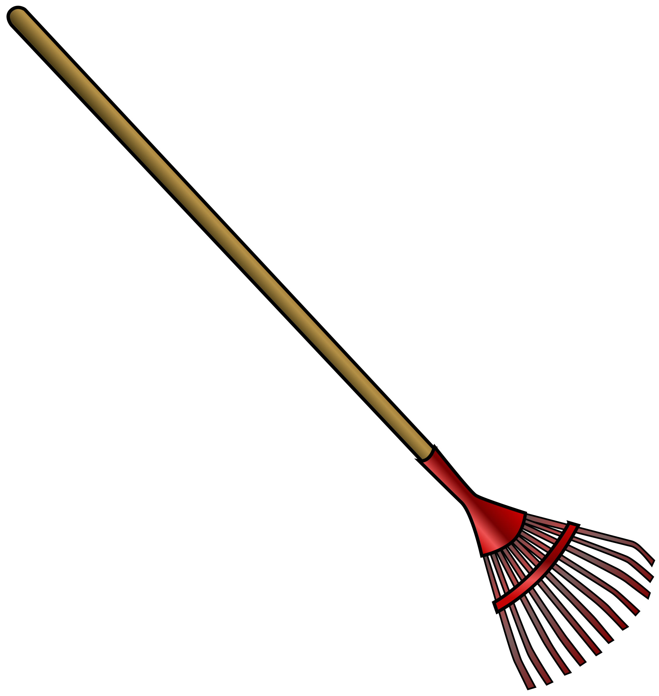 garden rake clipart black and white - photo #22