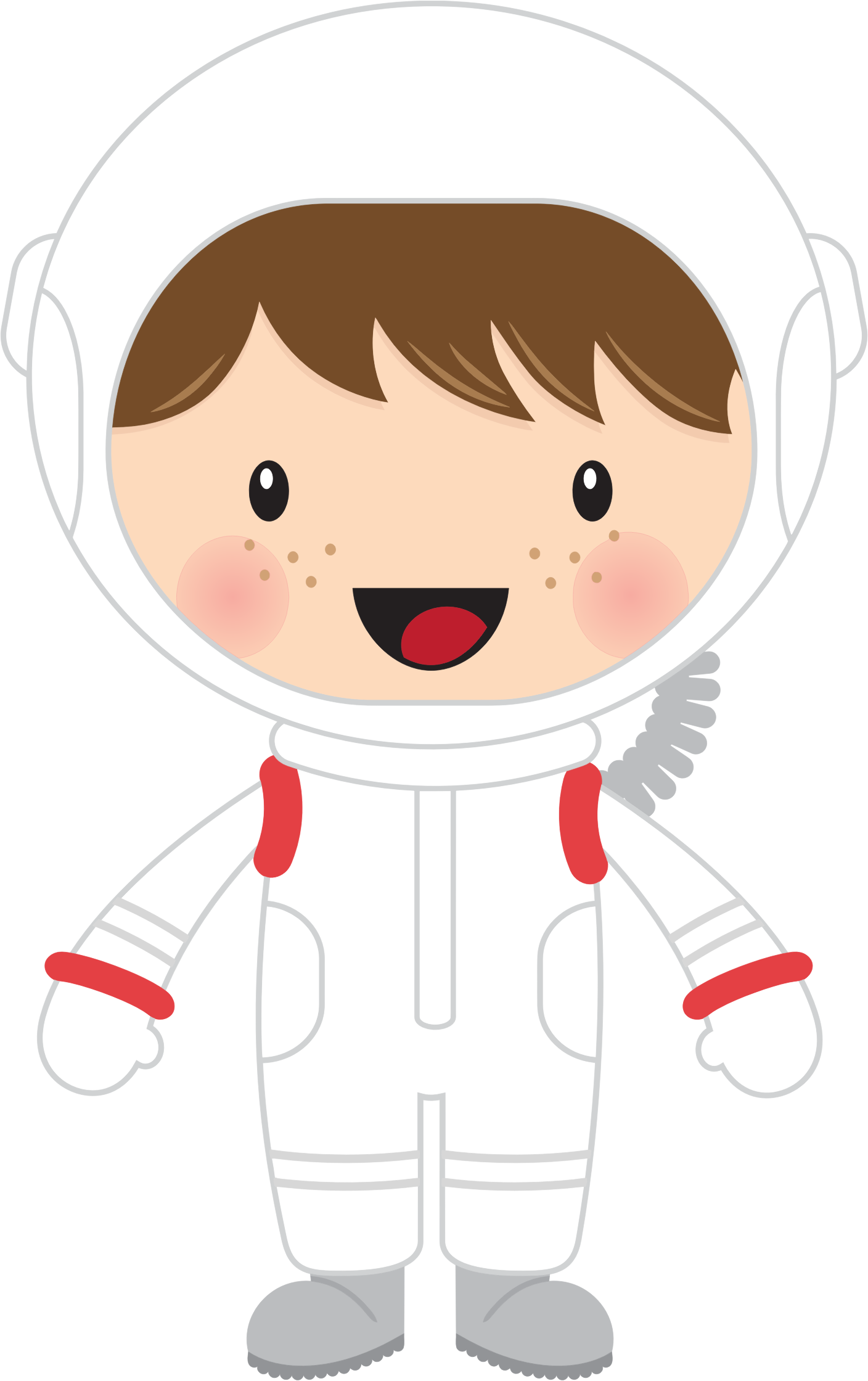 Clipart - Little Boy Astronaut
