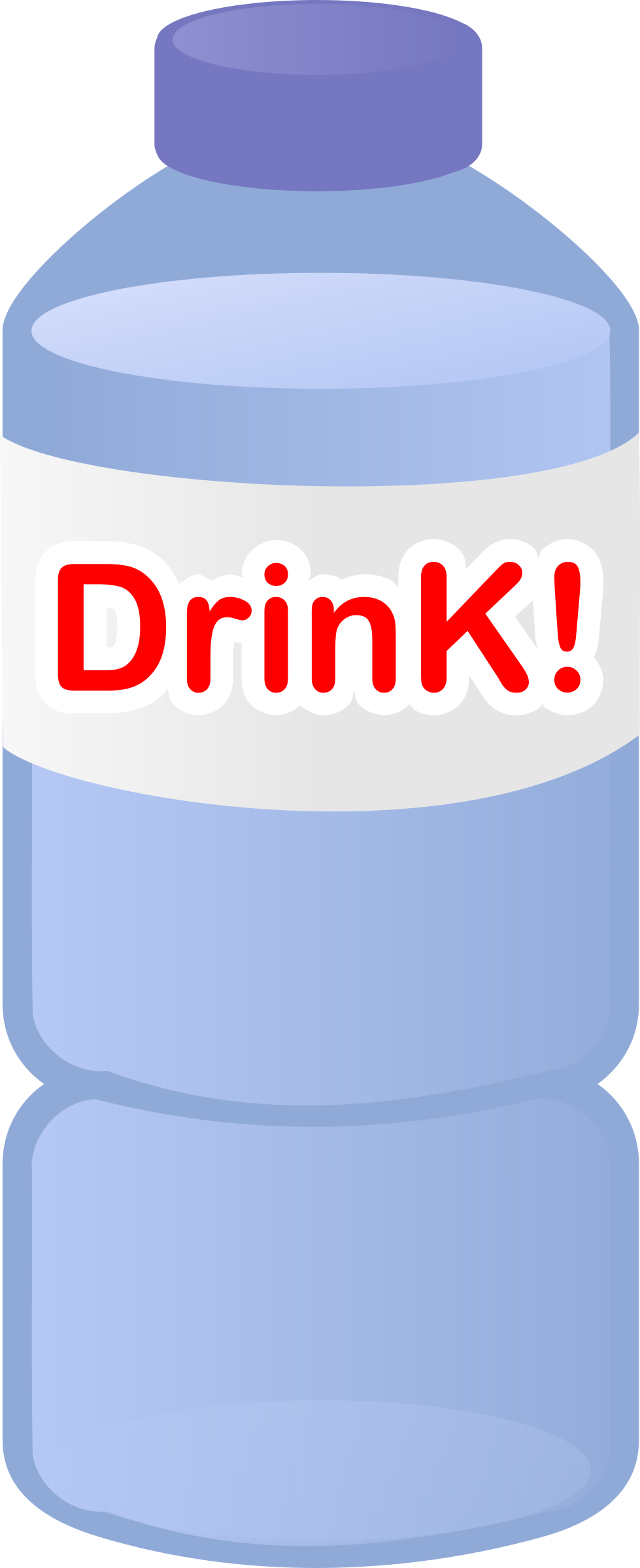 Clipart - Small Water Bottle