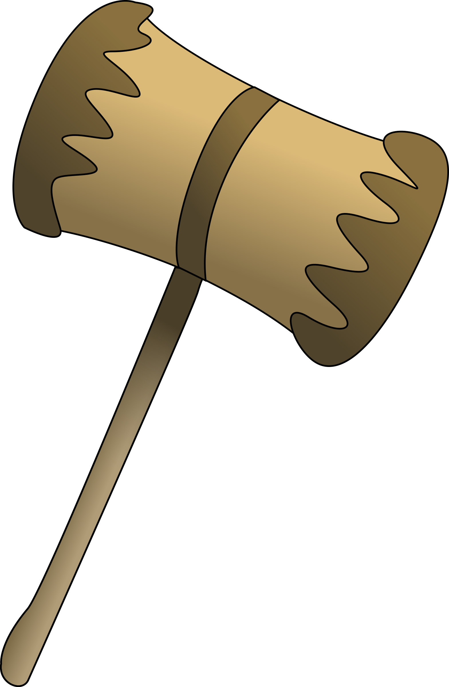 Clipart - Wooden Mallet