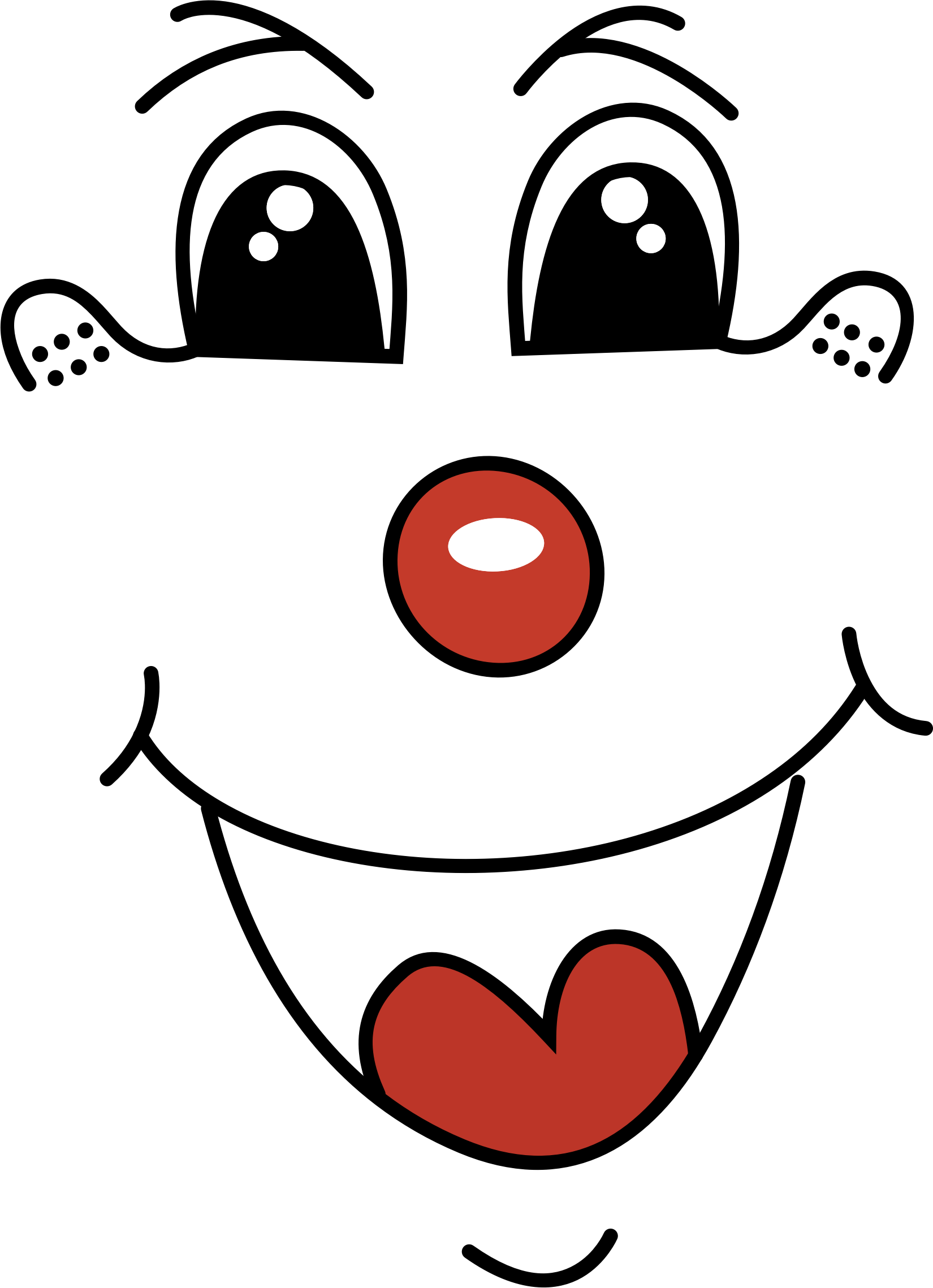 clown eyes clip art - photo #35