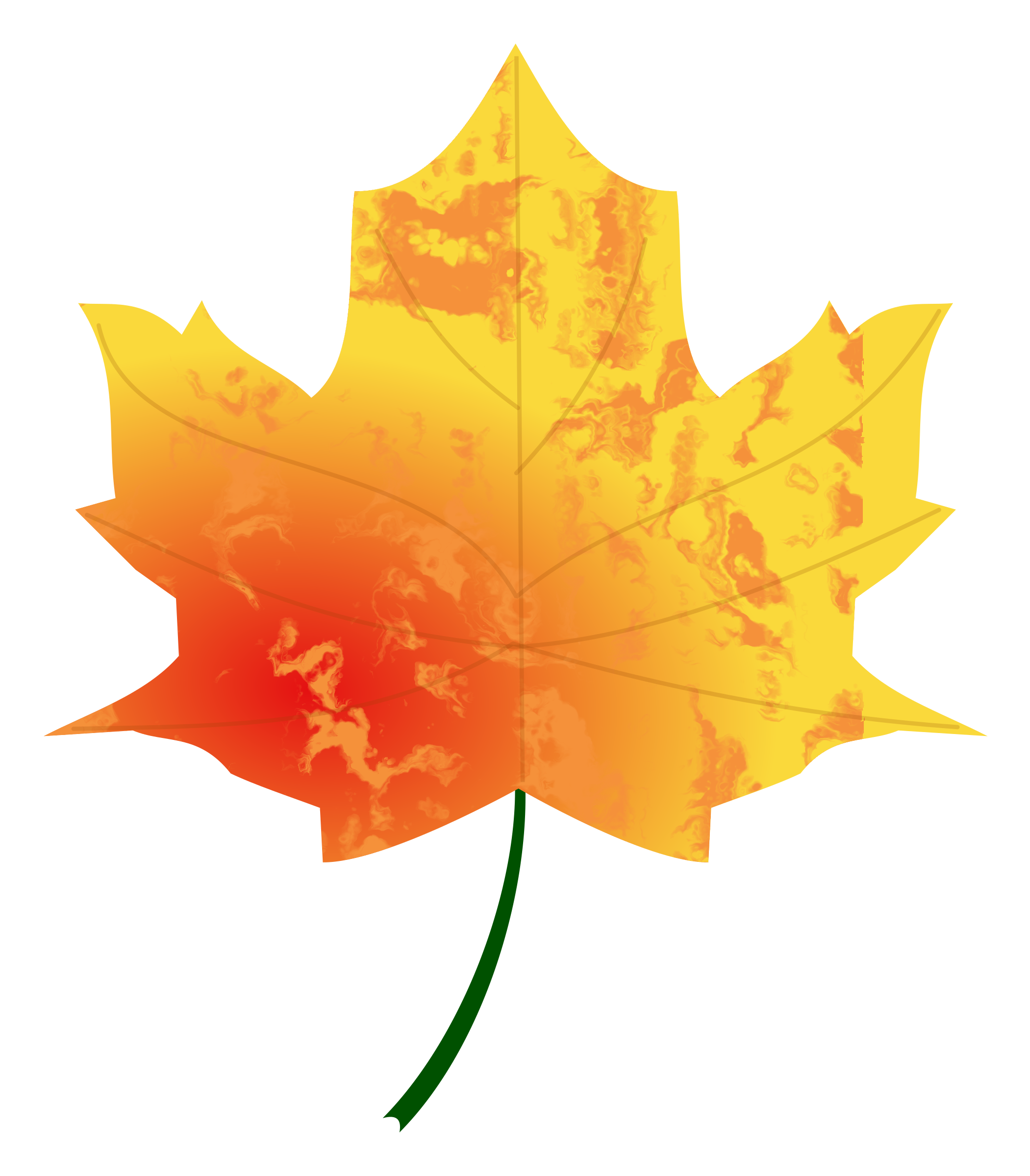 Clipart - Autumn Leaf 4