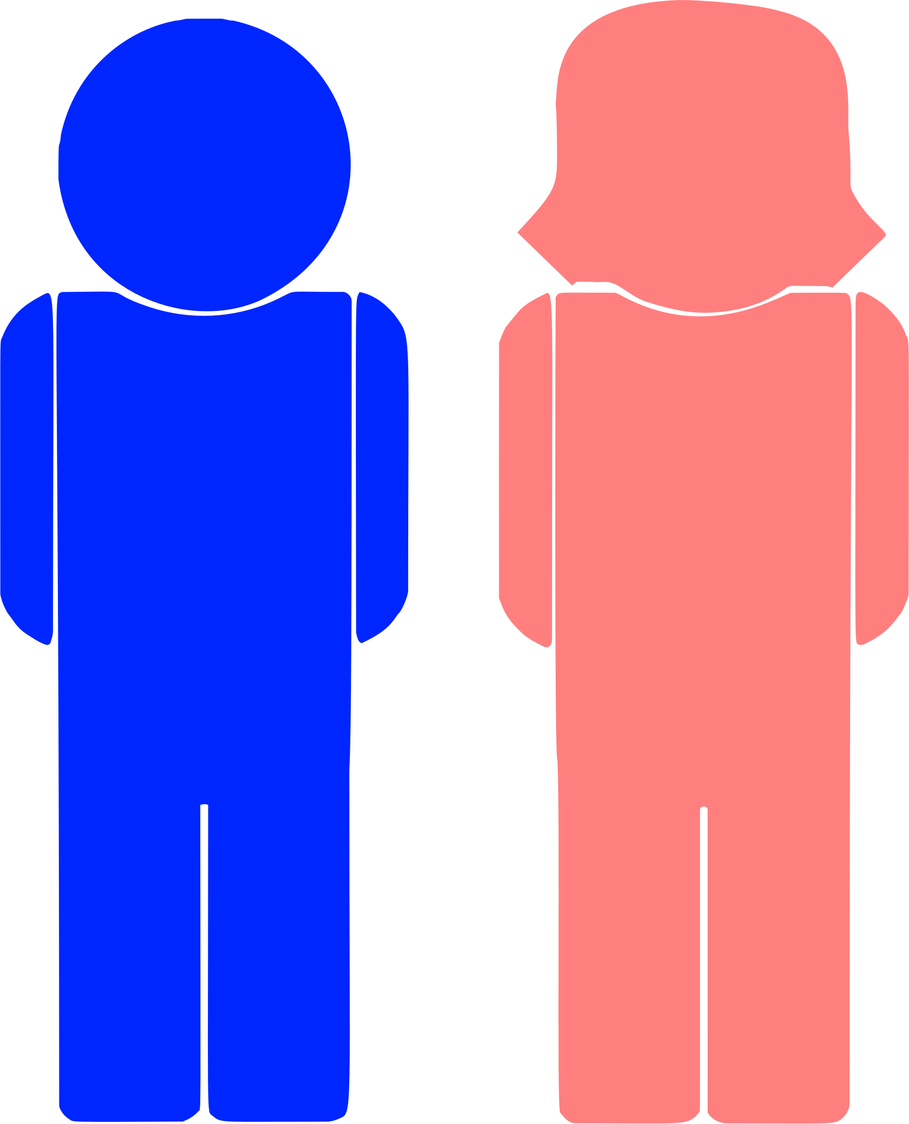Clipart Male And Female Icons