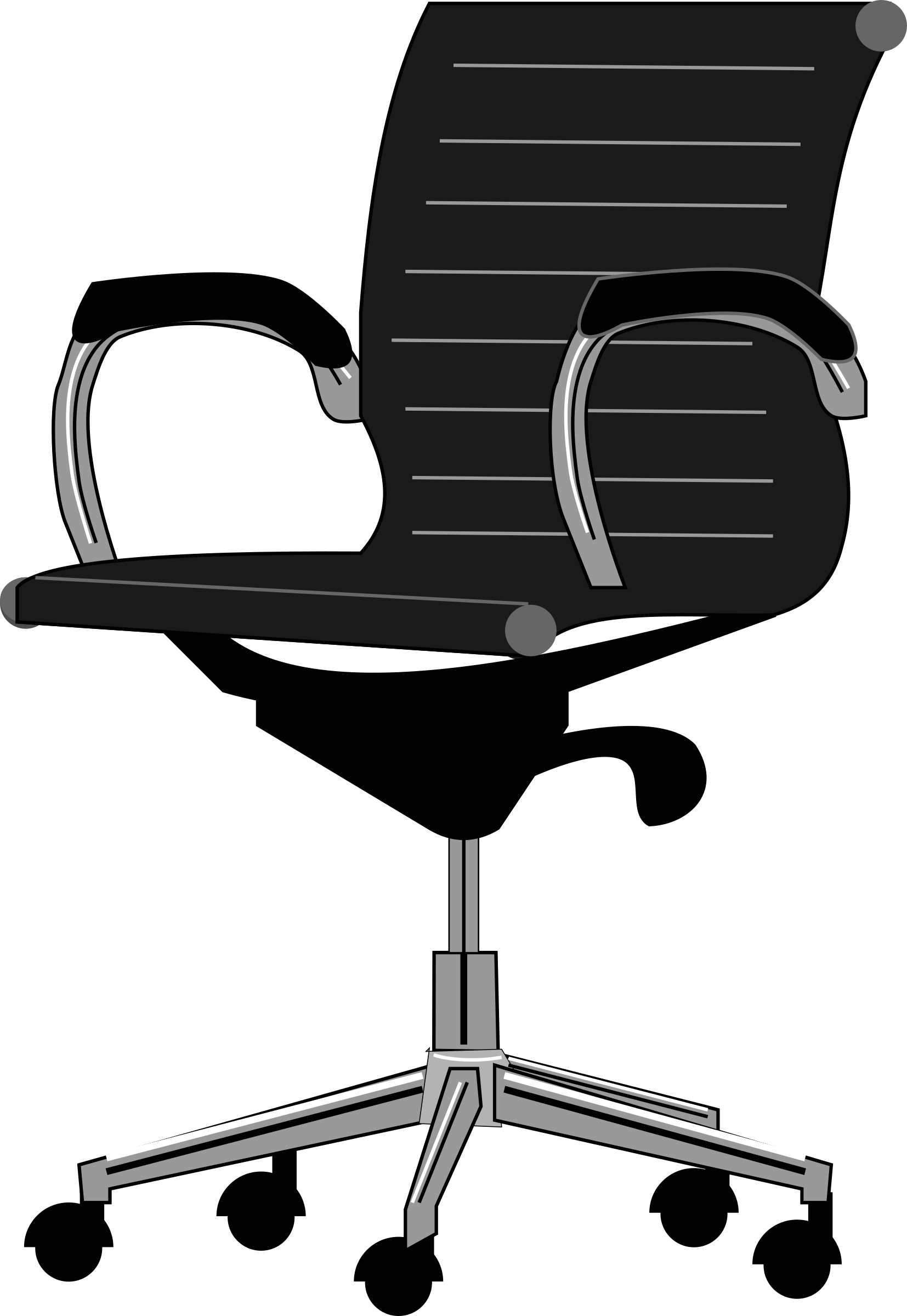 Office Chair Top View Clipart