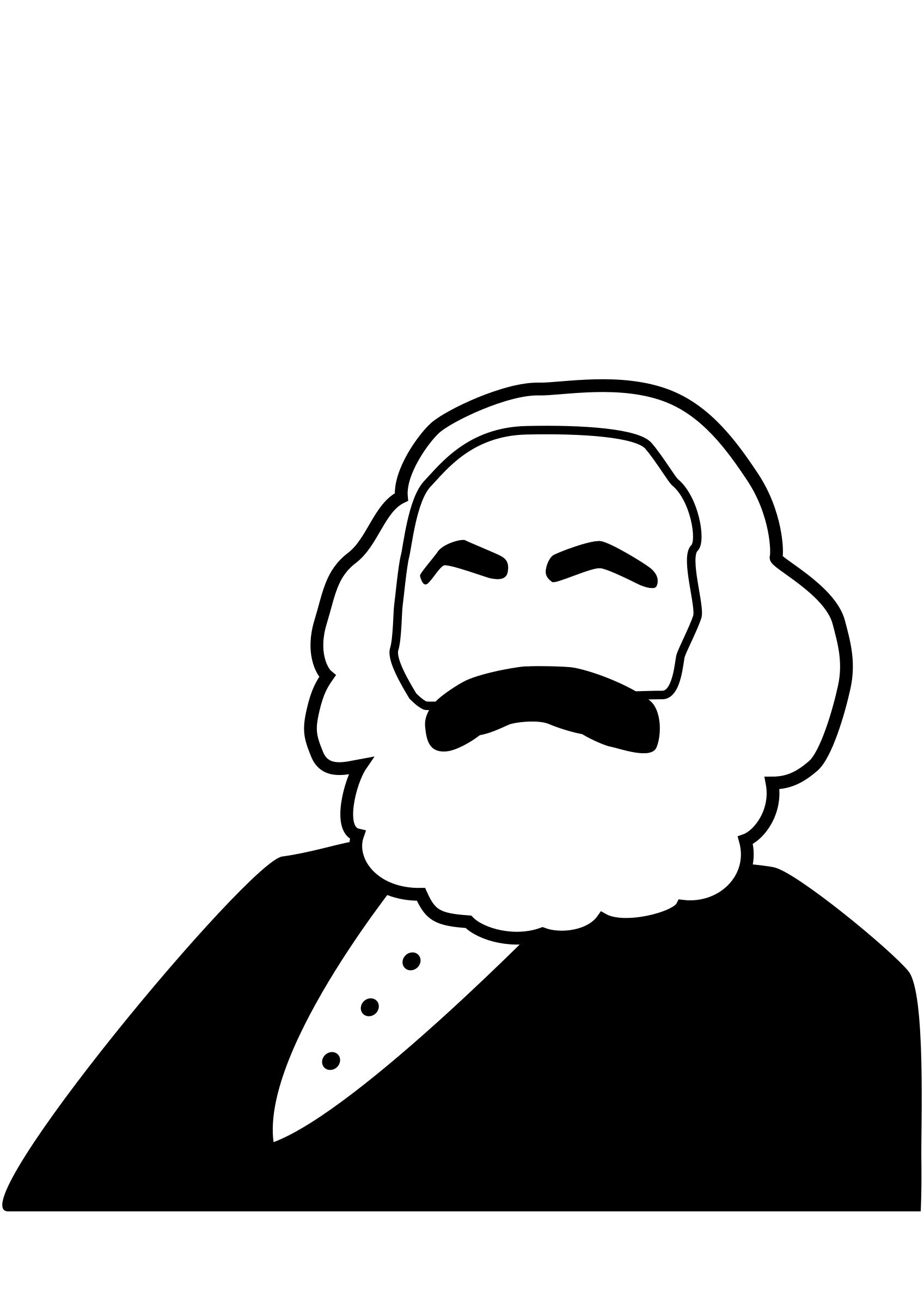 Clipart - Karl Marx (Icon)