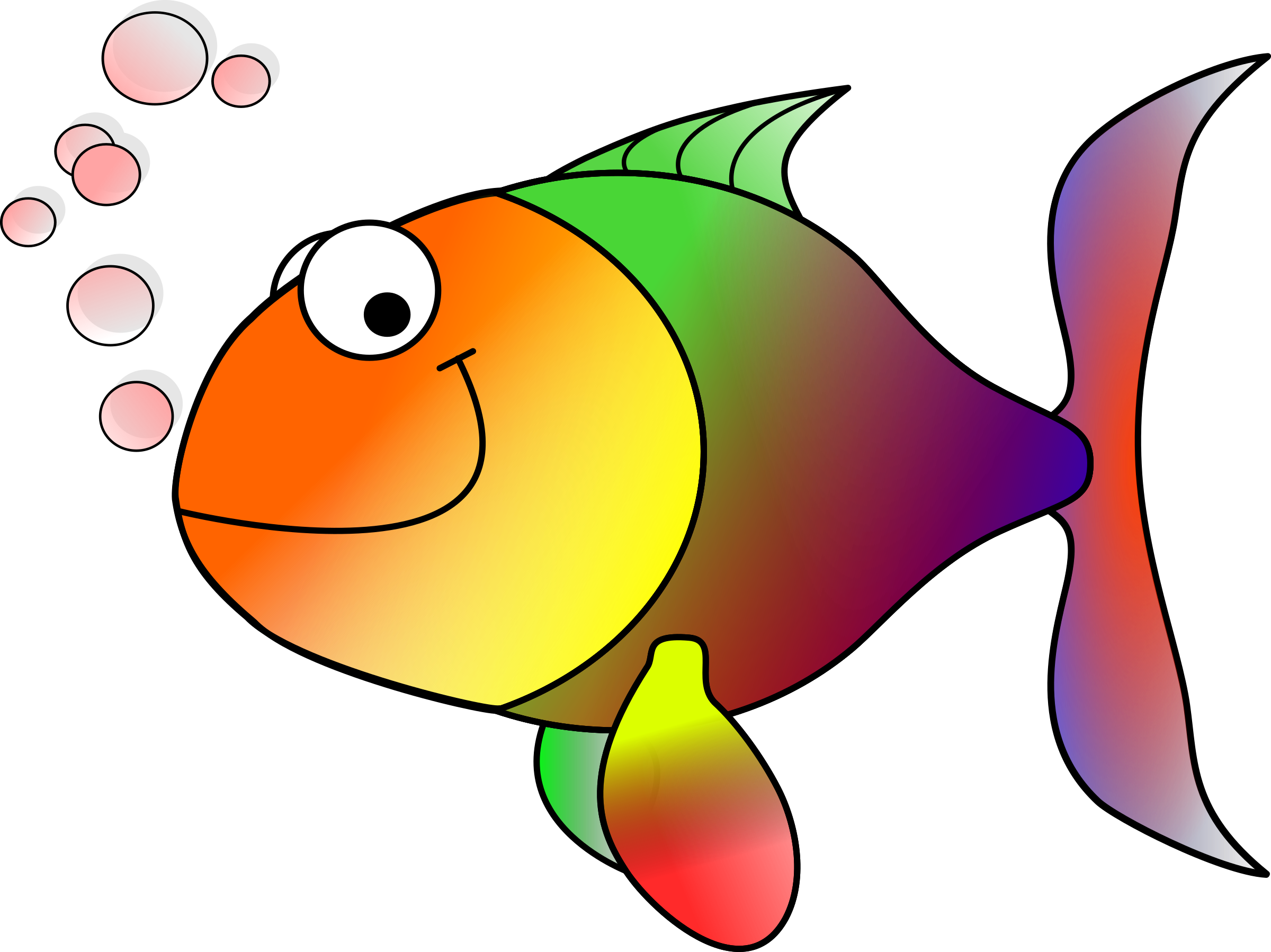 Download Clipart - Happy fish