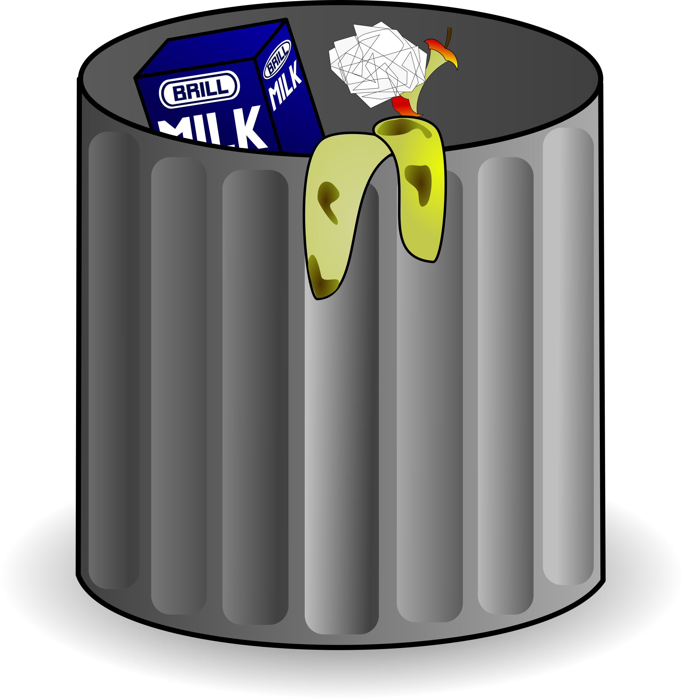 Clipart Trash Can   Egore911 Trash Can 