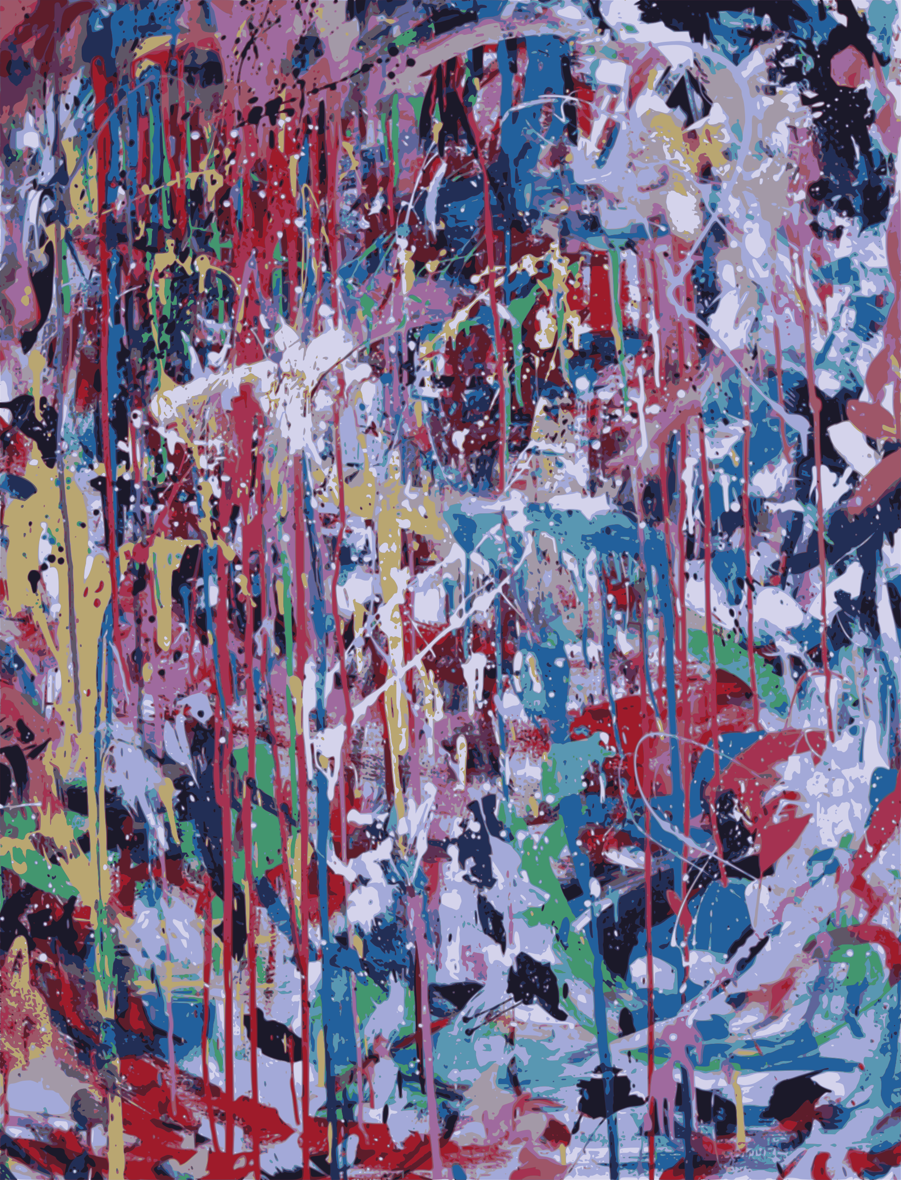 clipart splatter art