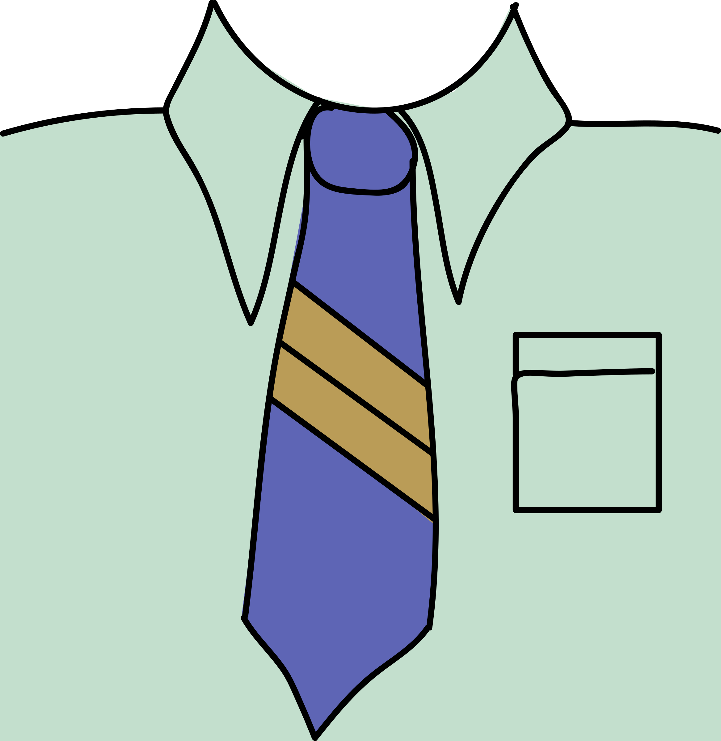 clipart shirt and tie - photo #1