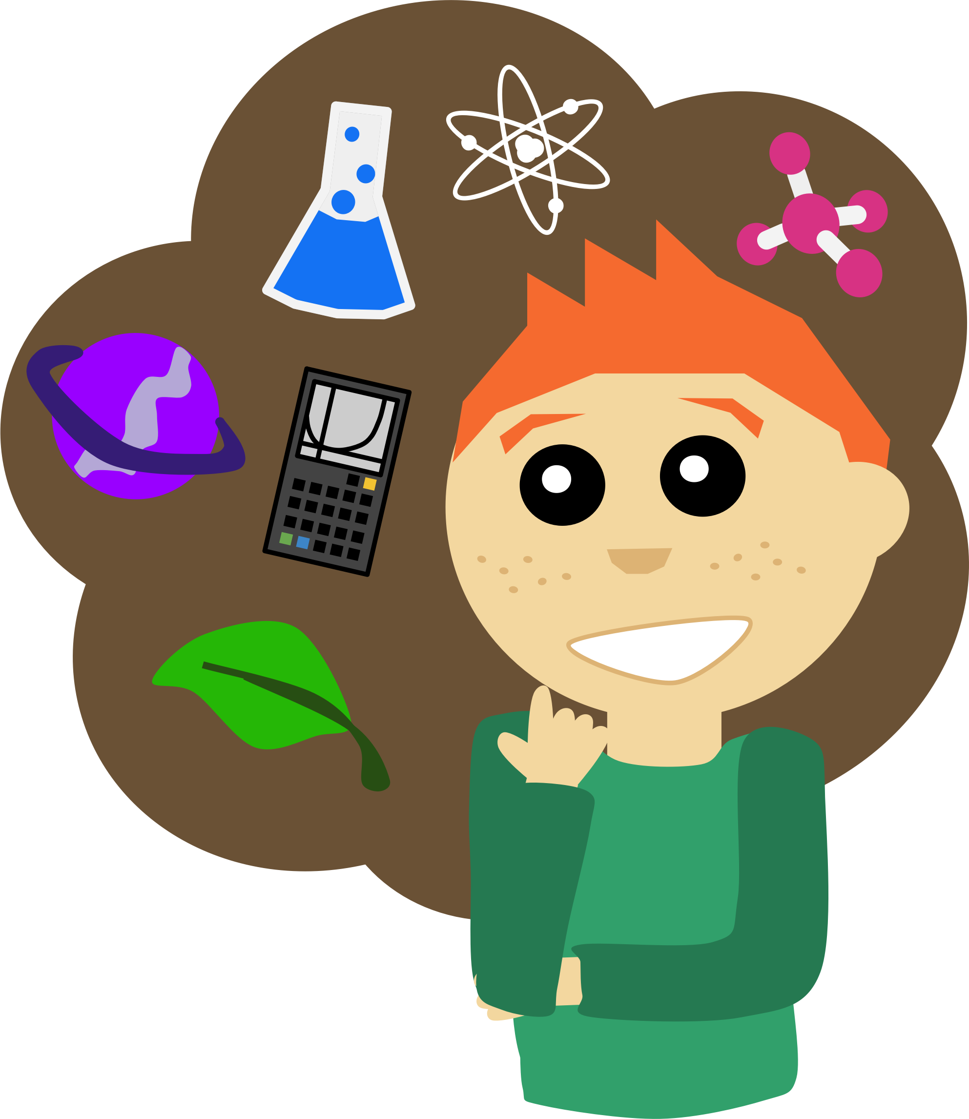 Clipart - Science Guy 2