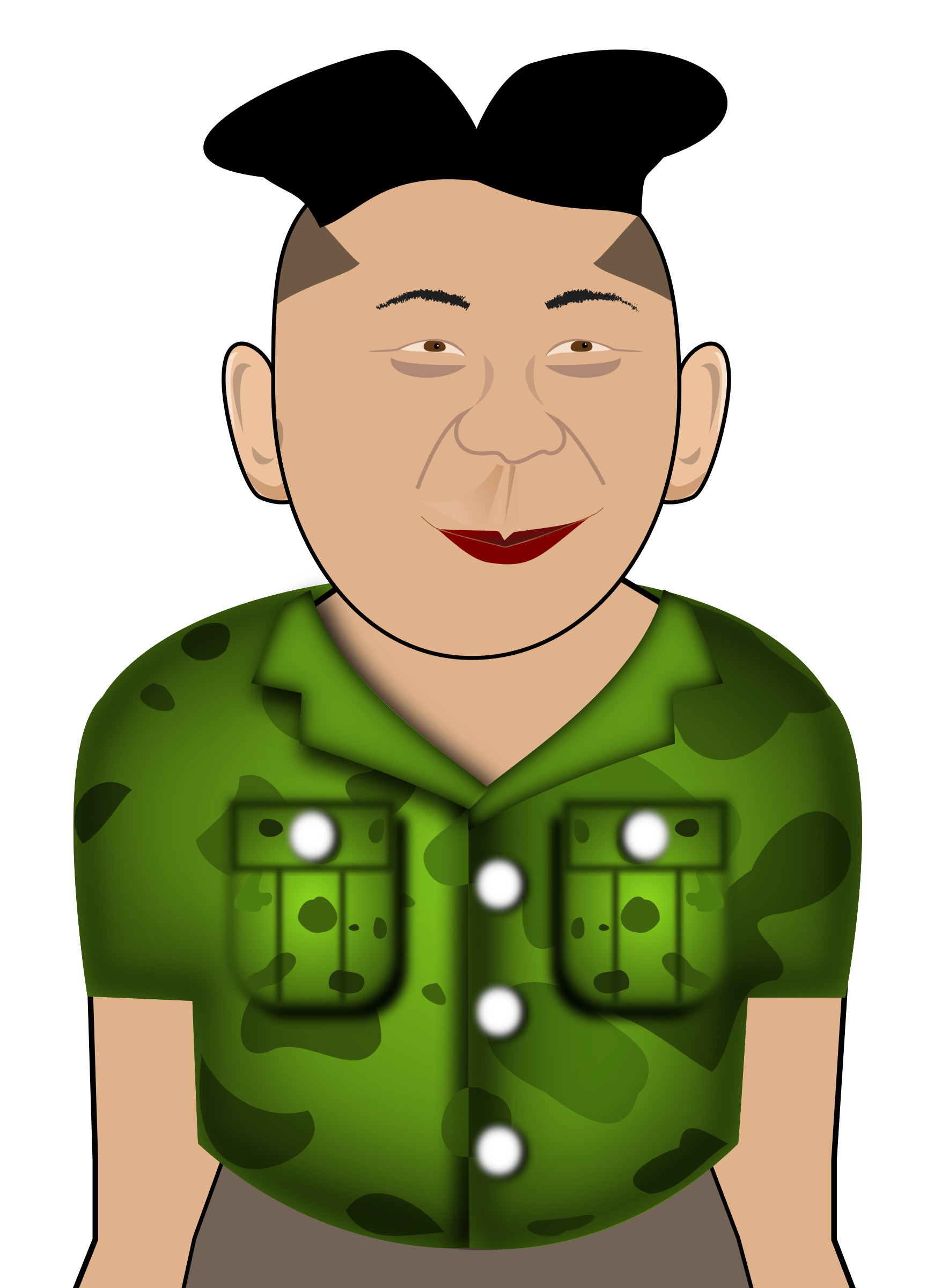 Clipart - Kim Jong Un