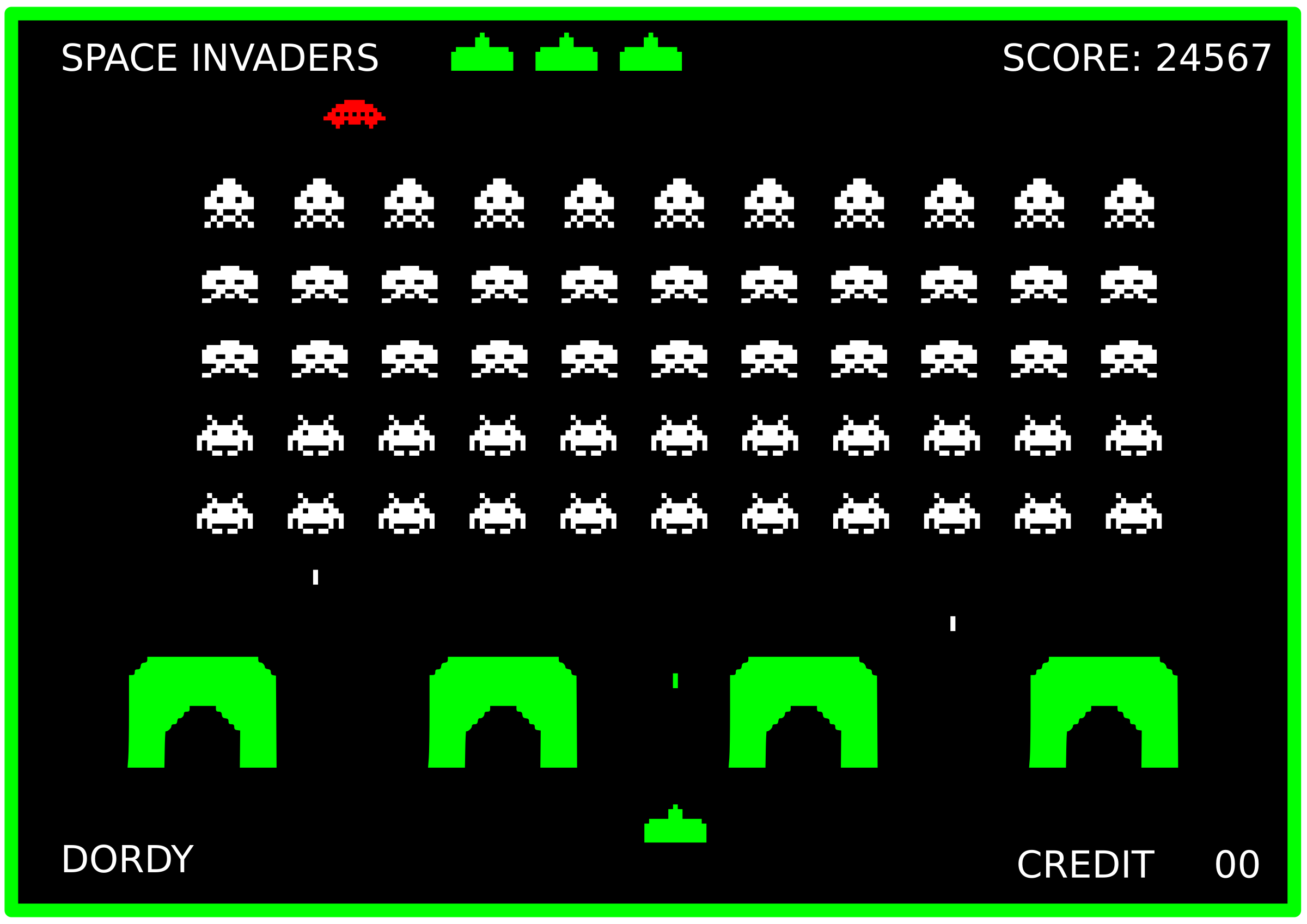 Space invaders game online