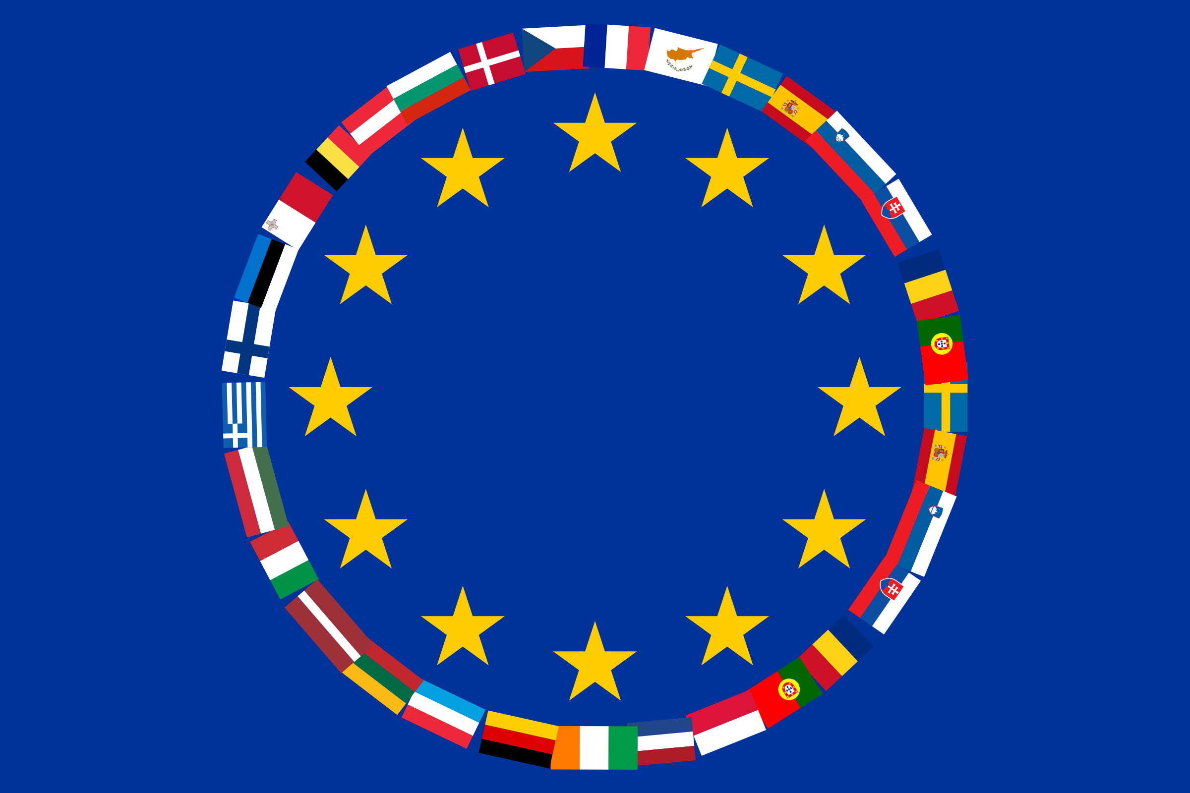 Clipart - European Union Flags