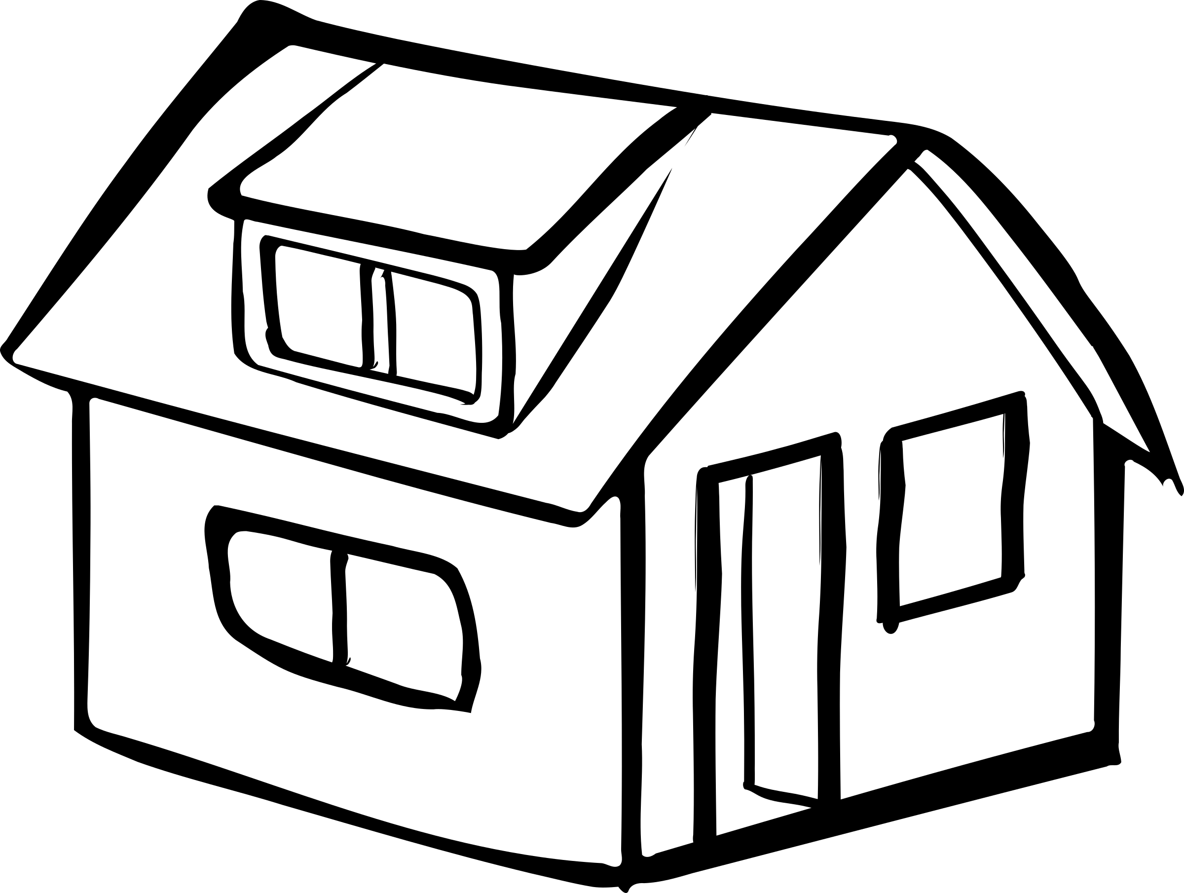 Download Clipart - Blank detached house