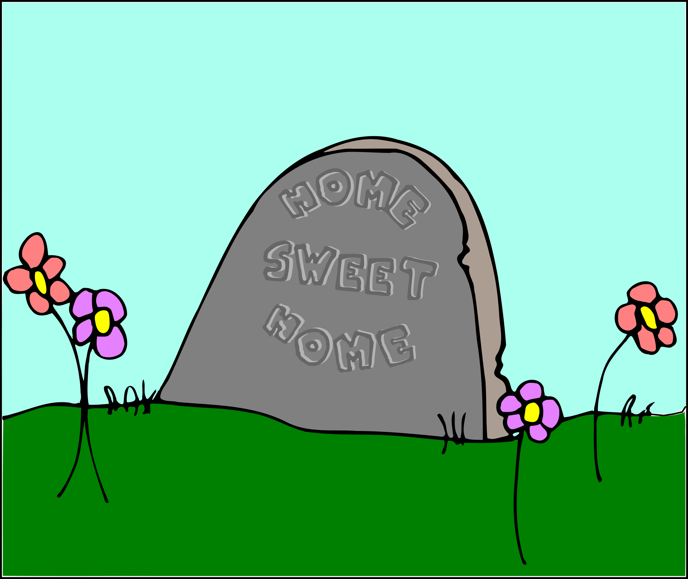 Clipart - Tombstone