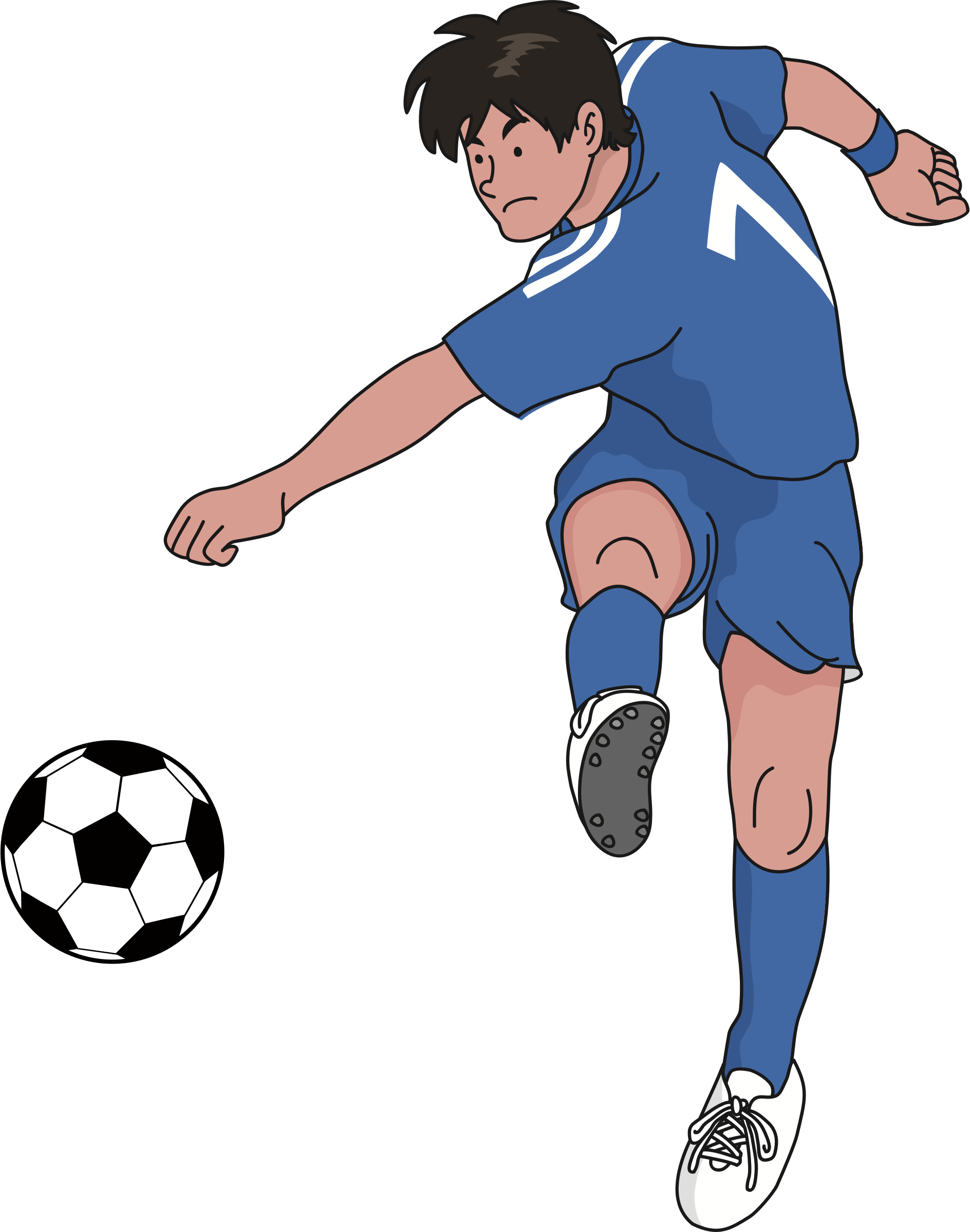 Kick Soccer Ball by oksmith