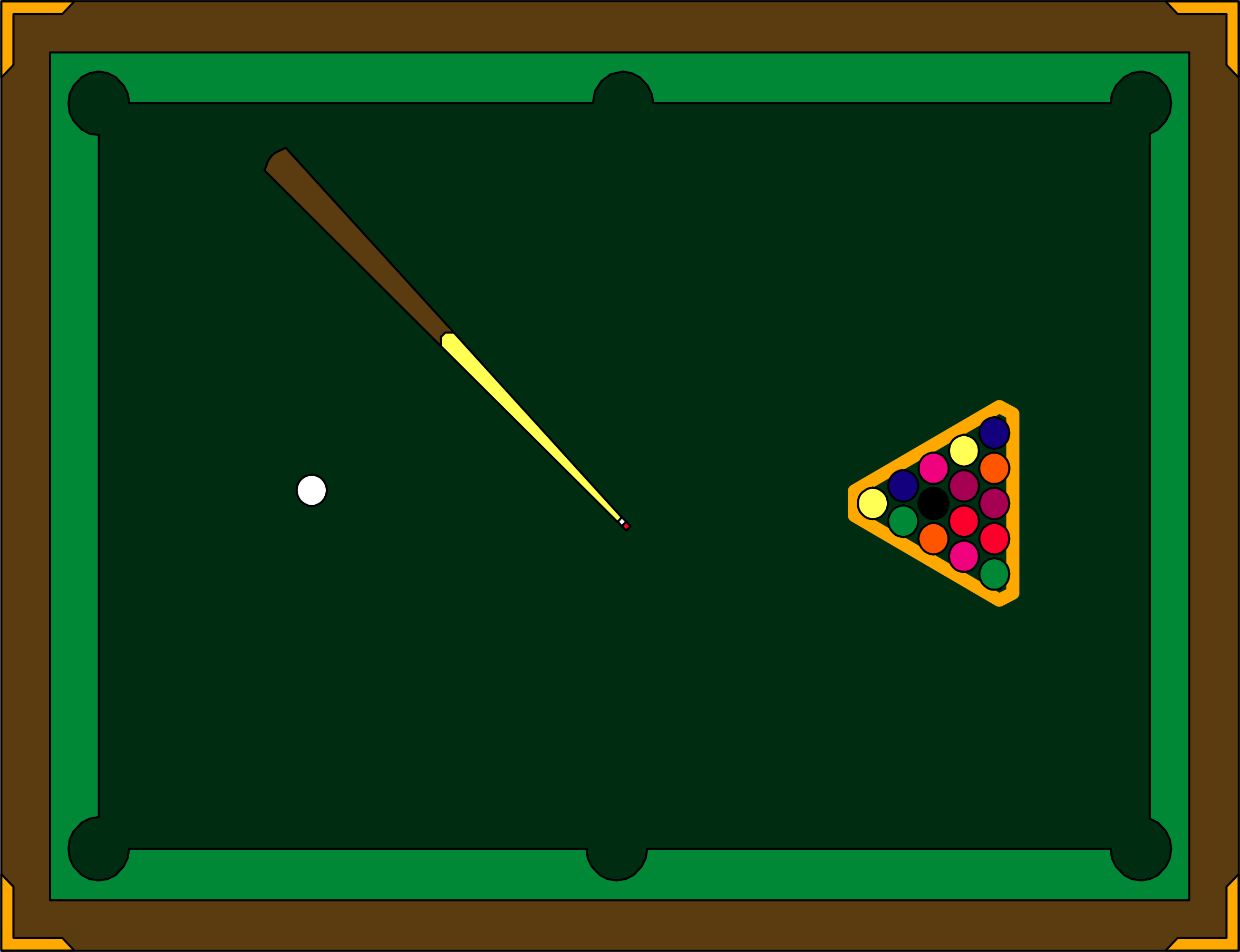 Clipart pool table