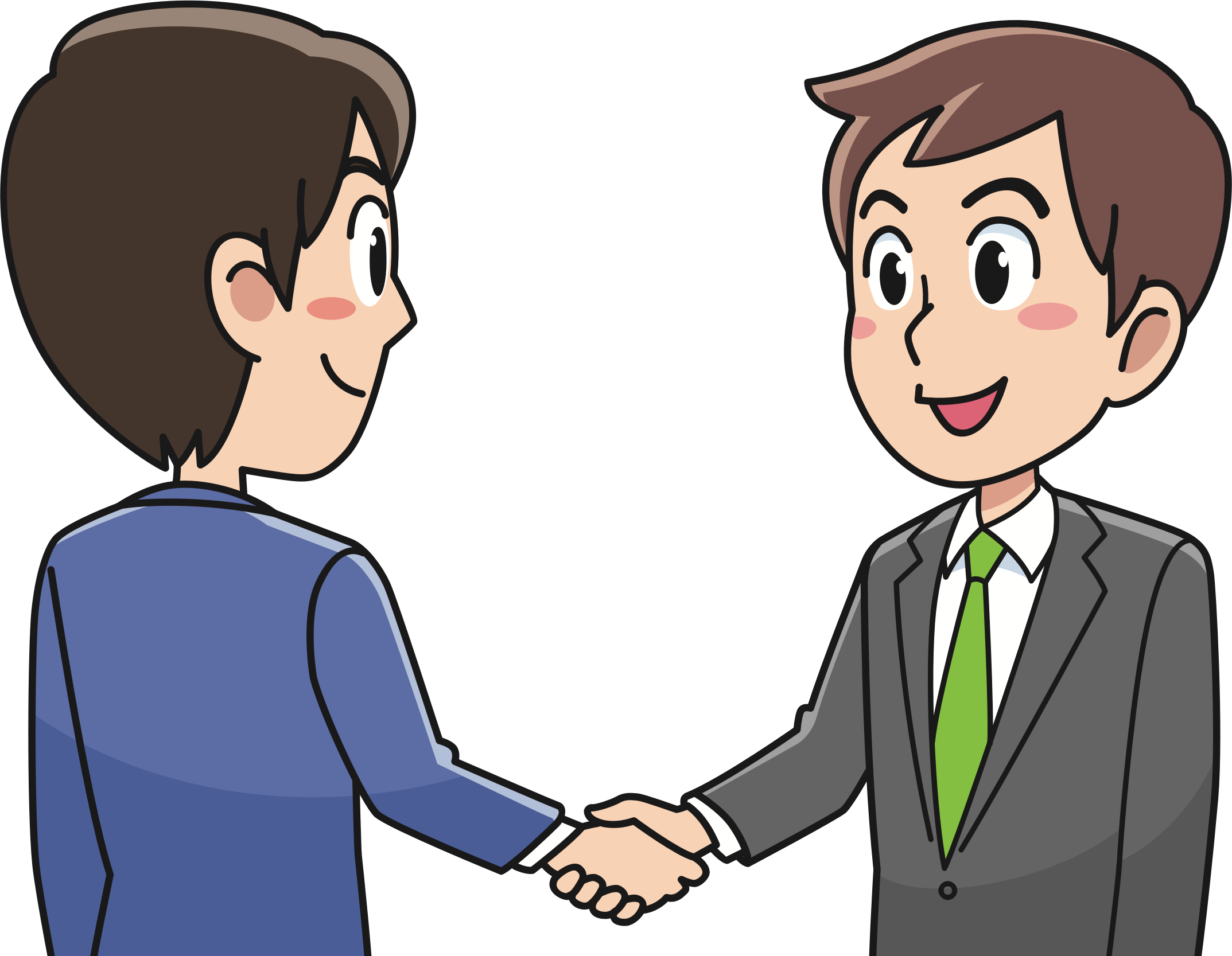 Business Handshake by oksmith
