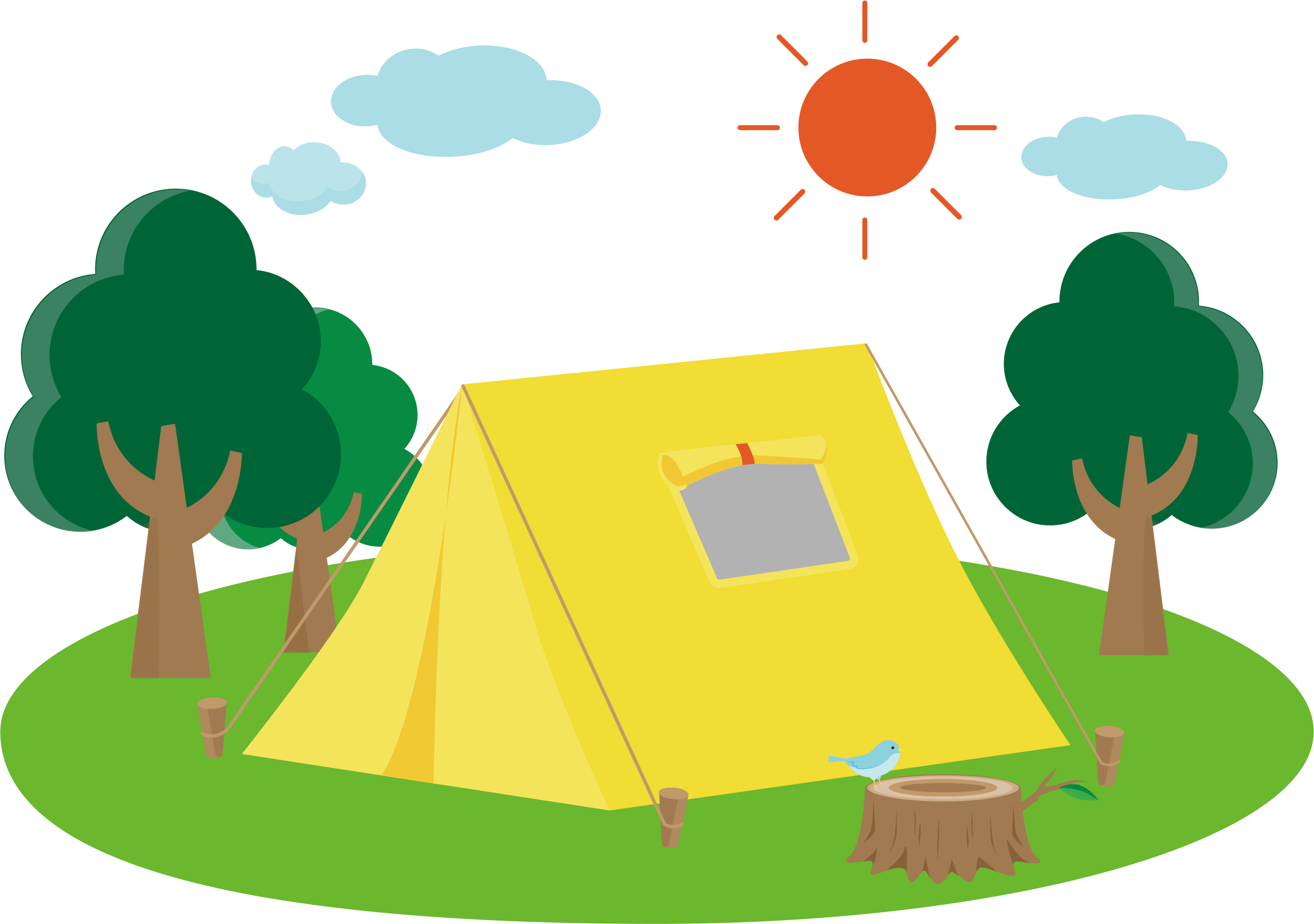 Camping Flat Design Vector Camping Png Download 22121 - vrogue.co