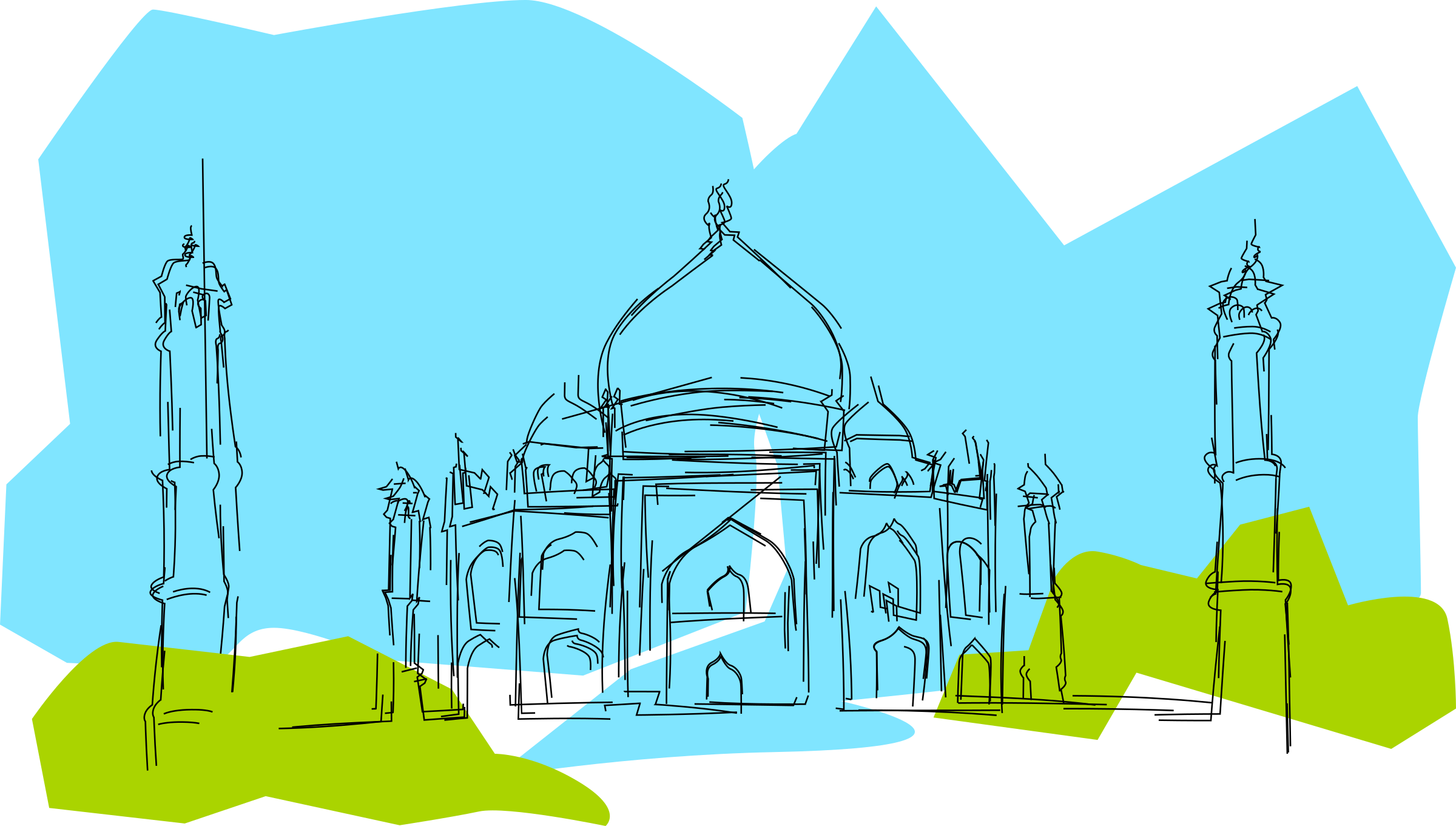 Clipart India The Taj Mahal clipart-india-the-taj-mahal