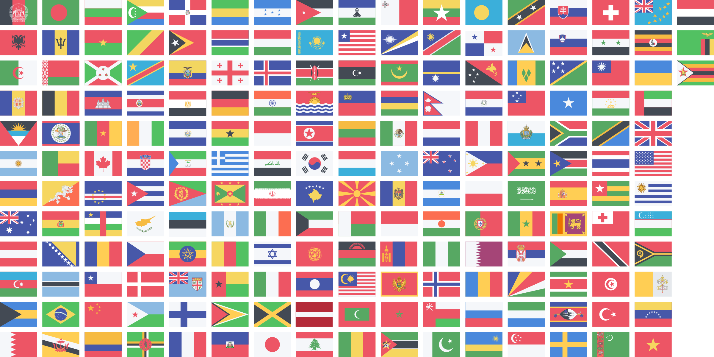 Clipart Countries Of The World Flags Countries Clipart Png – Themelower