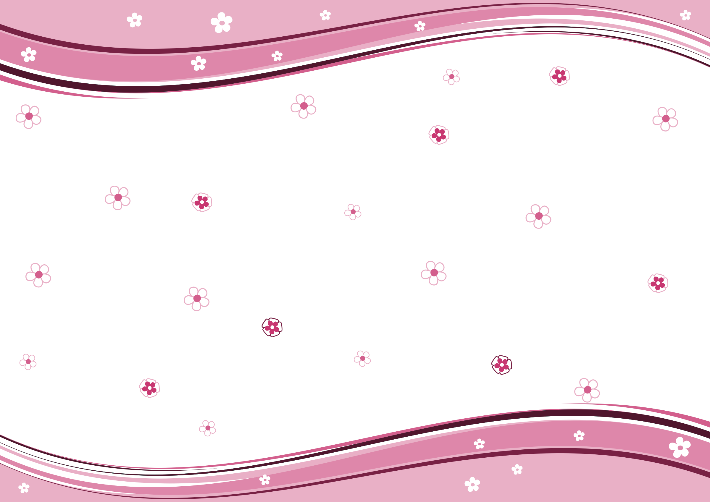 Transparent Pink Flower Wallpaper
