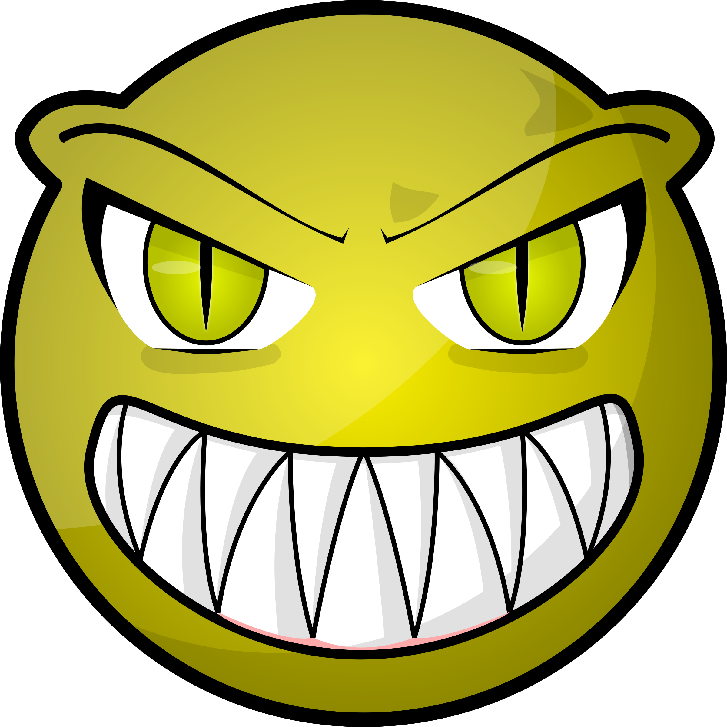 Clipart Scary Face