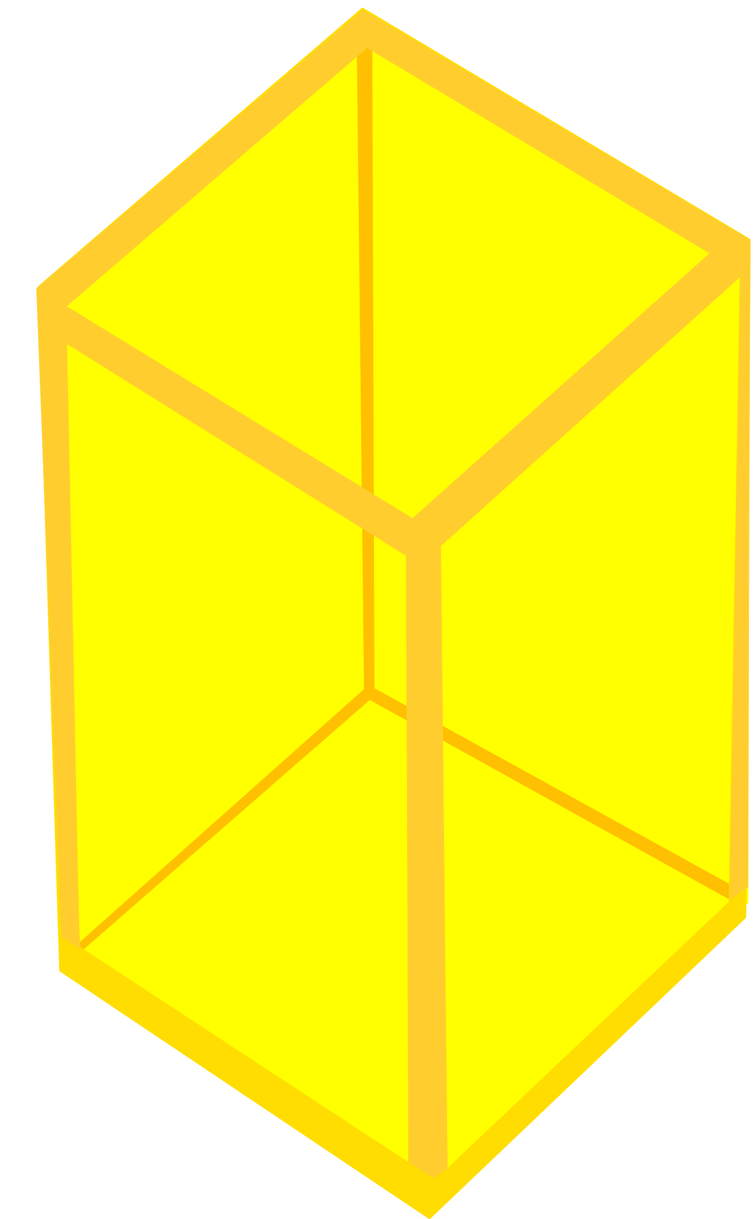 Clipart Yellow Transparent Cube Clipart Yellow Transparent Cube