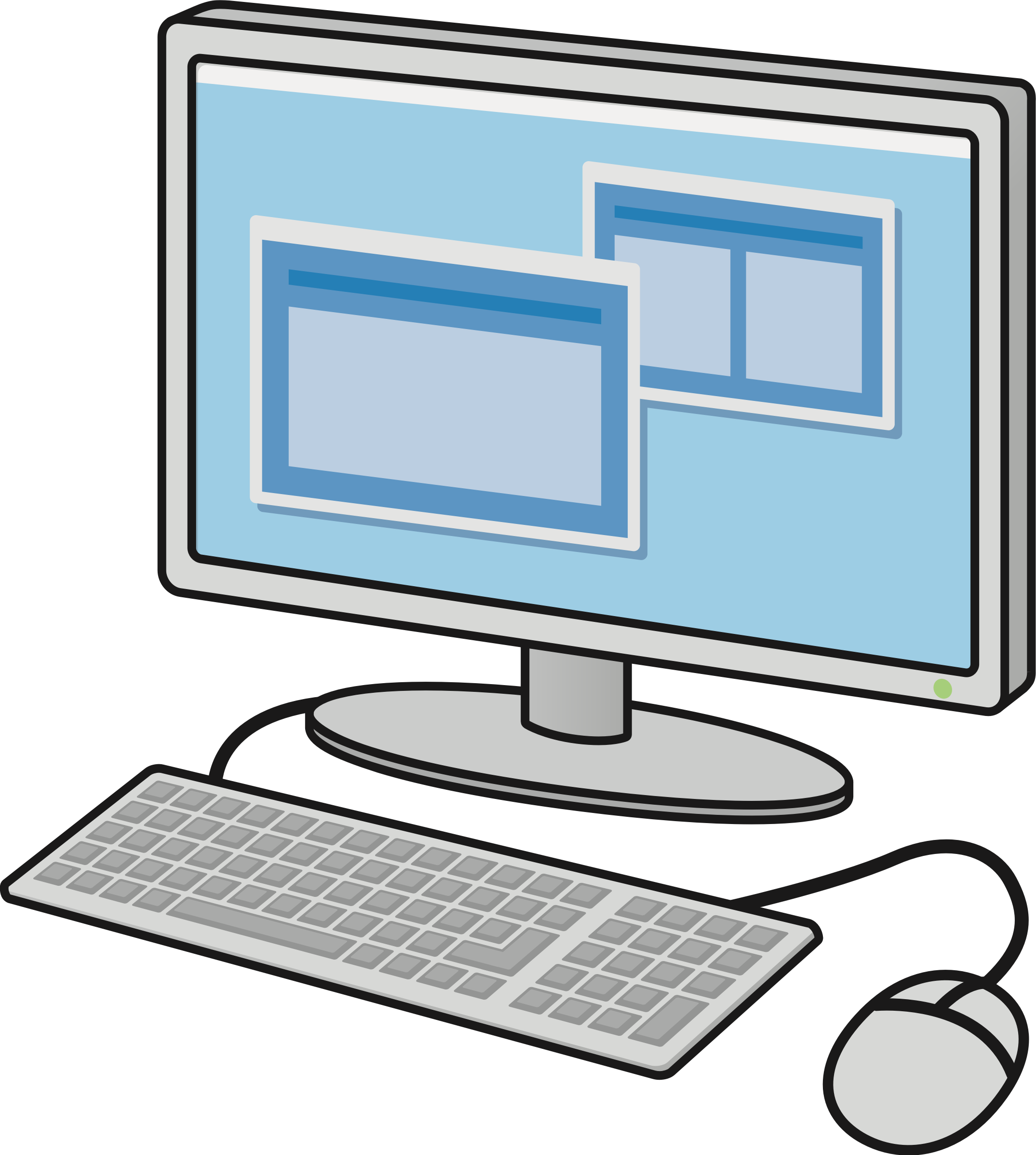 Clipart - Desktop Computer (#3)