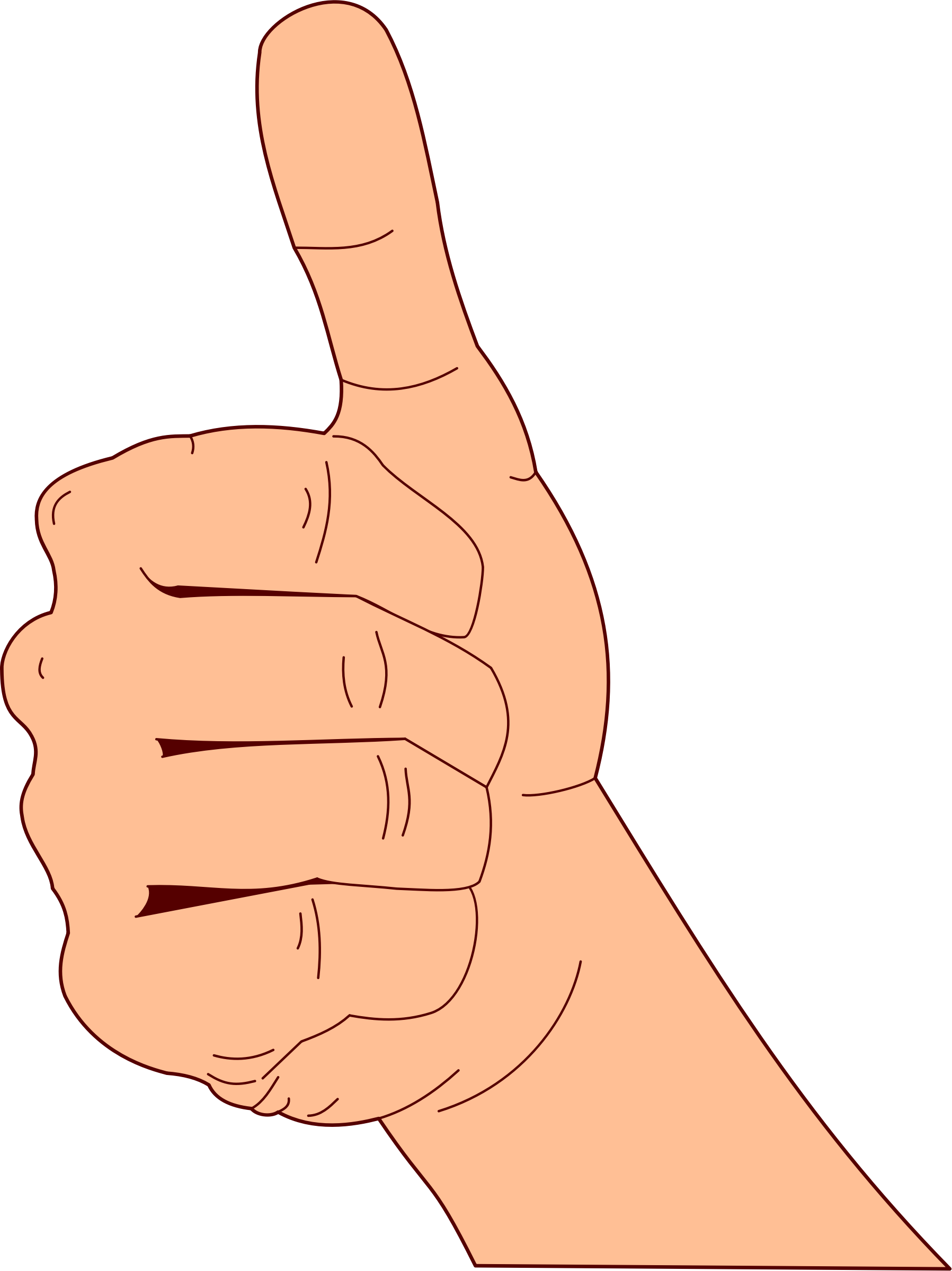 clipart thumbs up 2