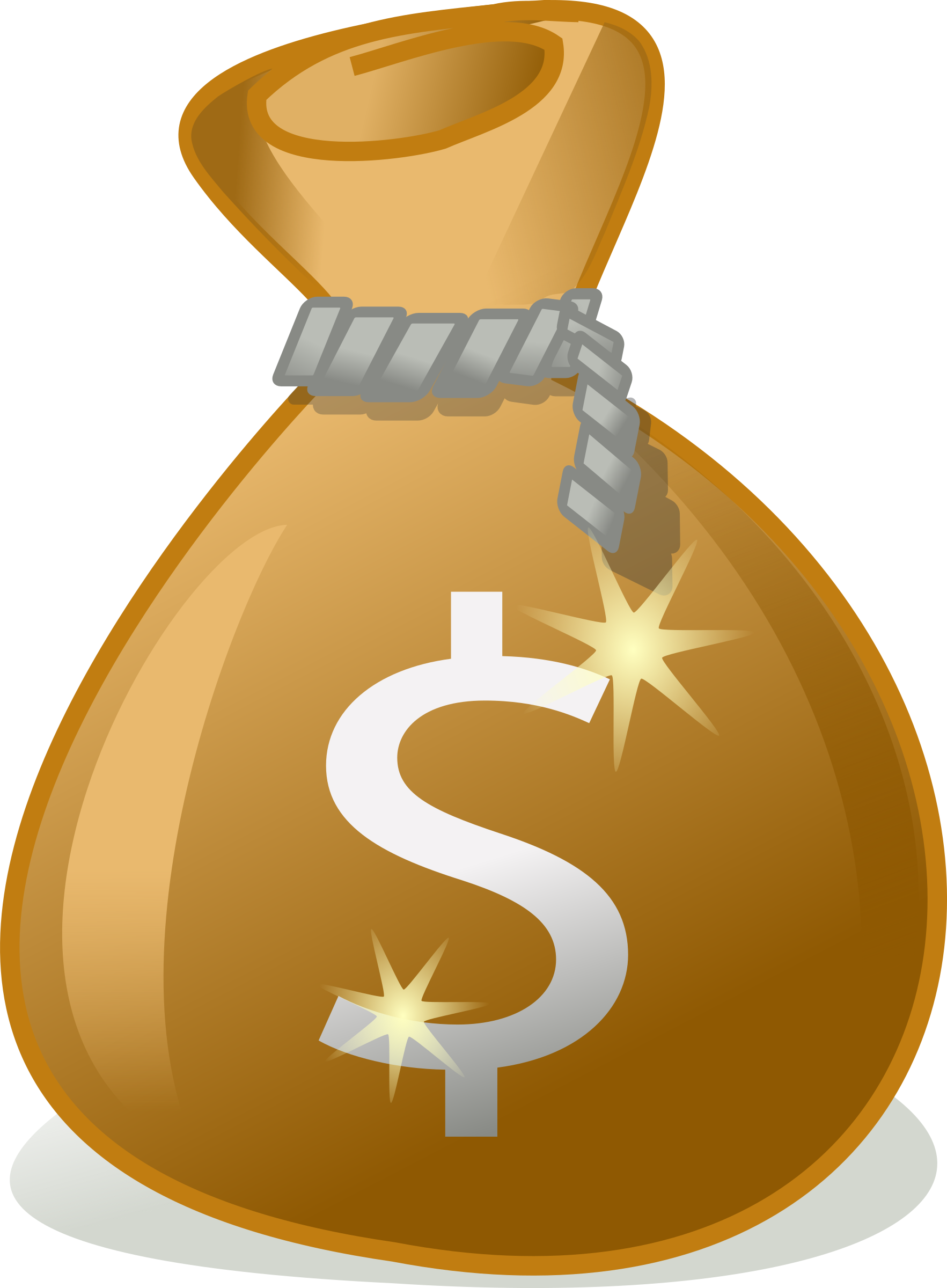 Clipart - money bag