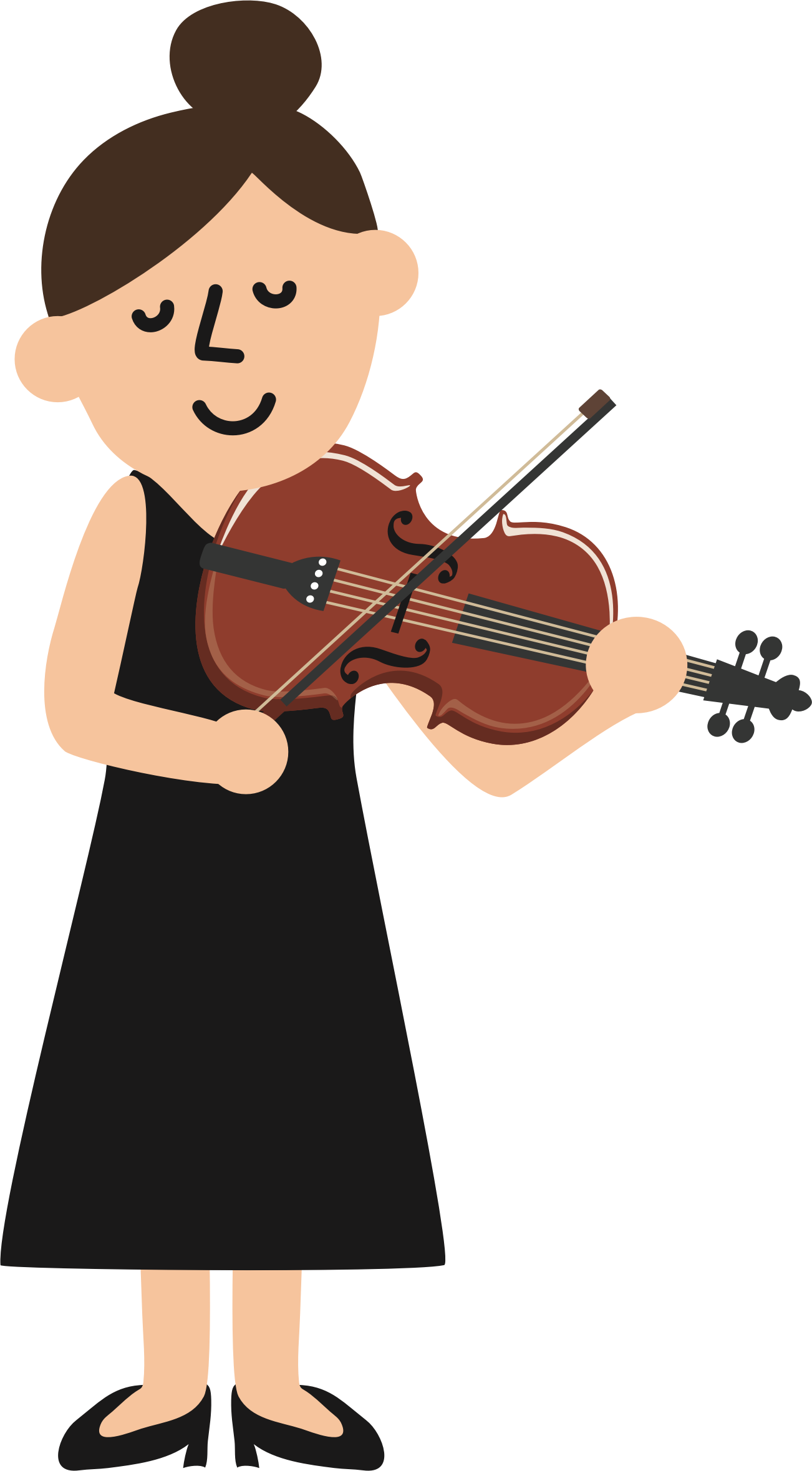 Clipart Female Violinist (3)