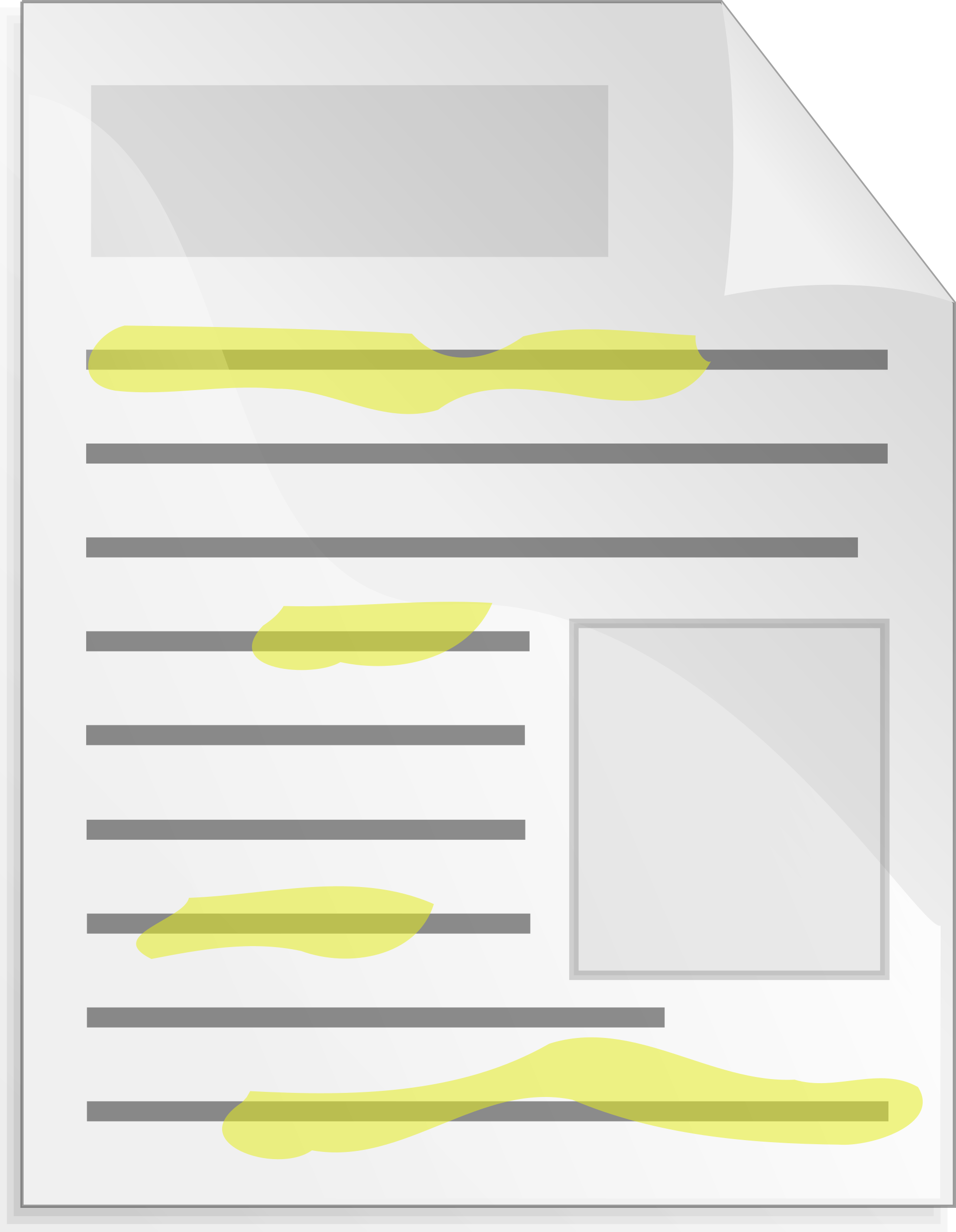 Clipart - Document with Highlights