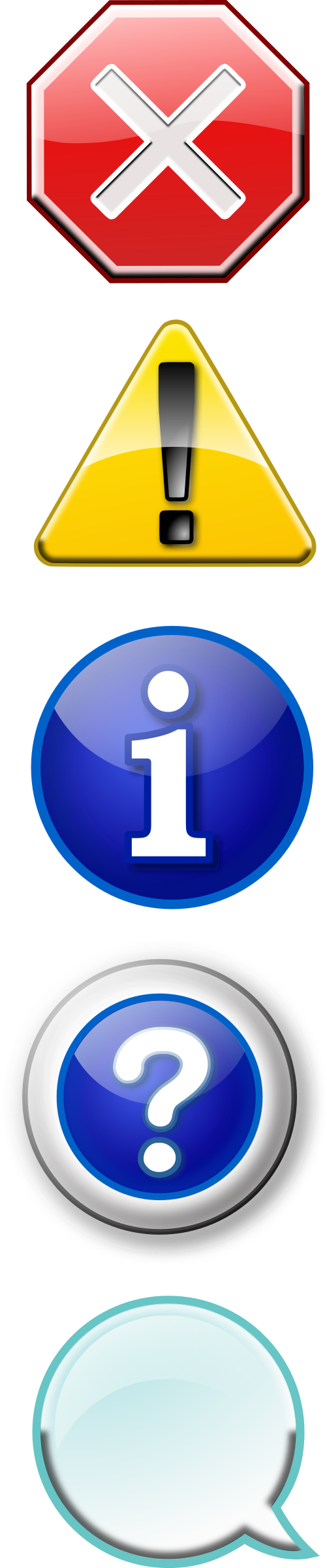 Clipart - Message box icon