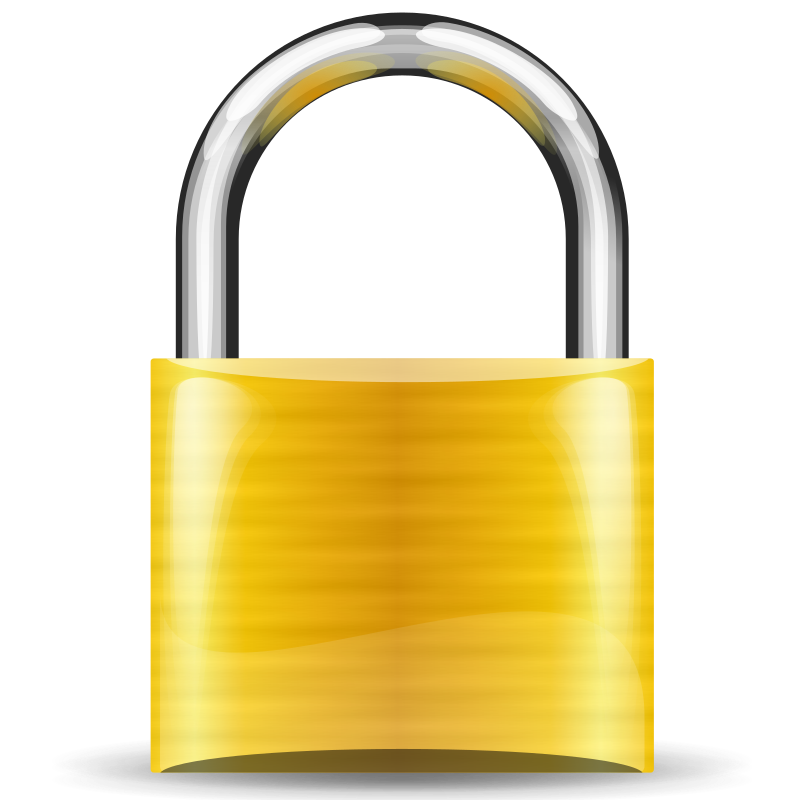 Clipart Padlock Gold Clipart Padlock Gold