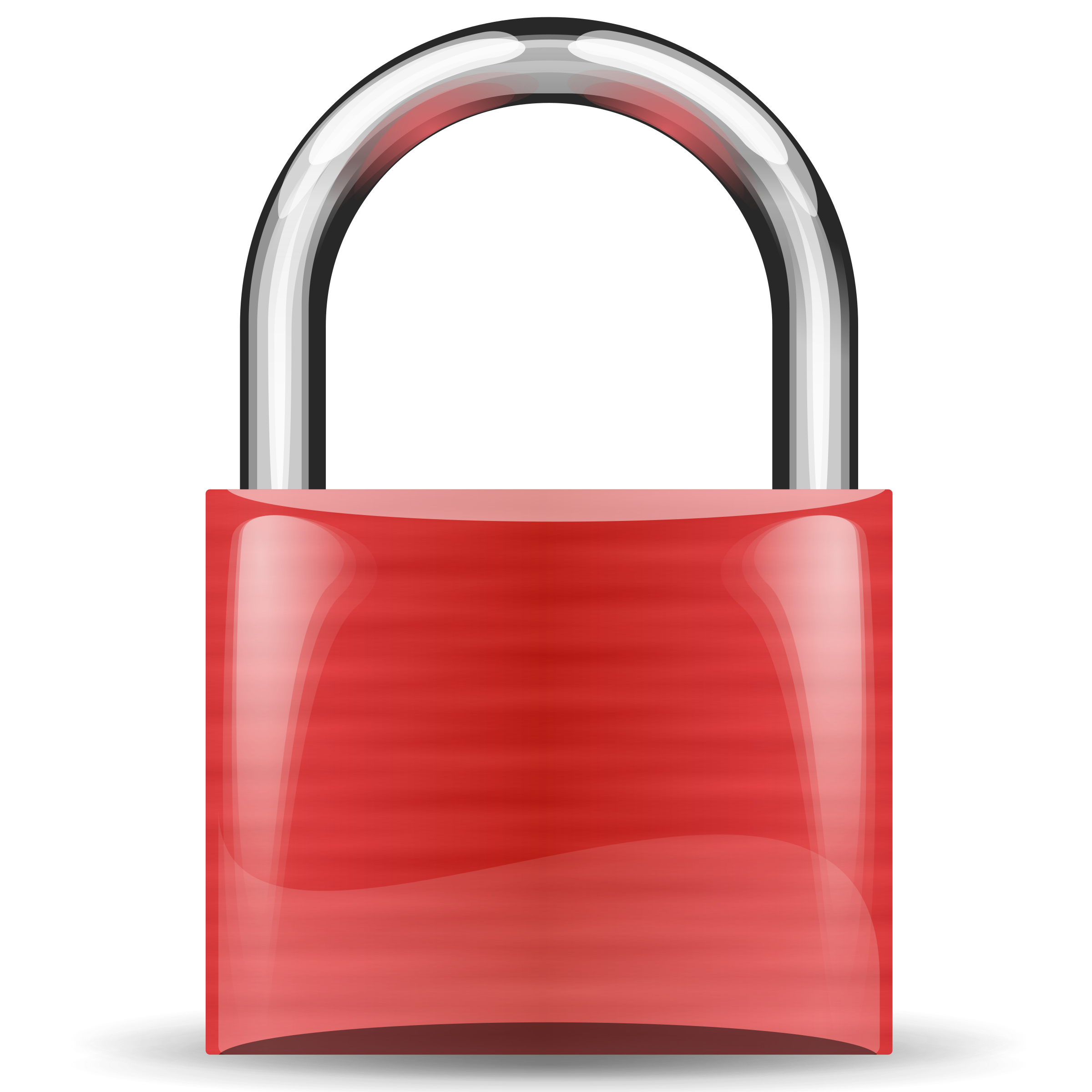 Clipart padlock red