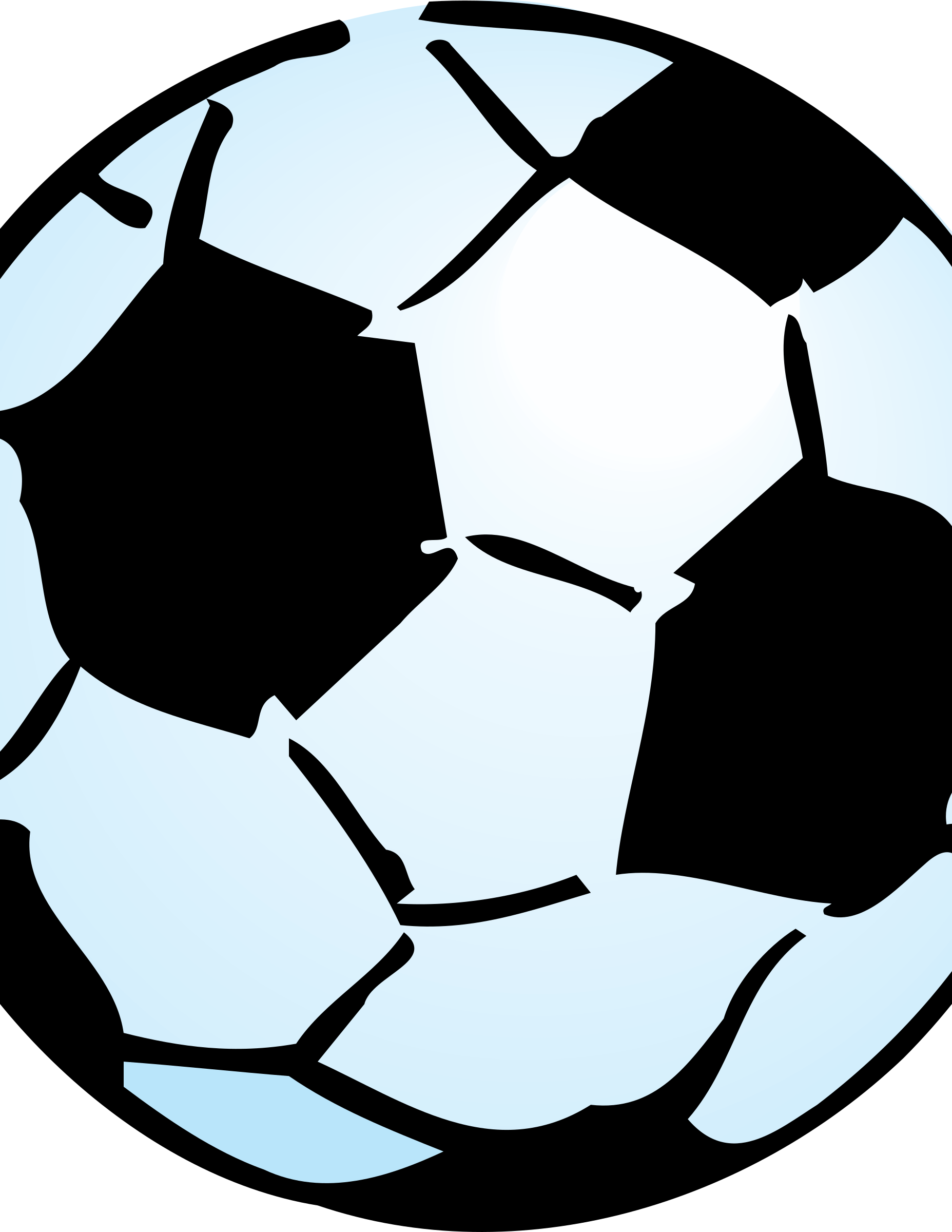 Clipart - soccer ball