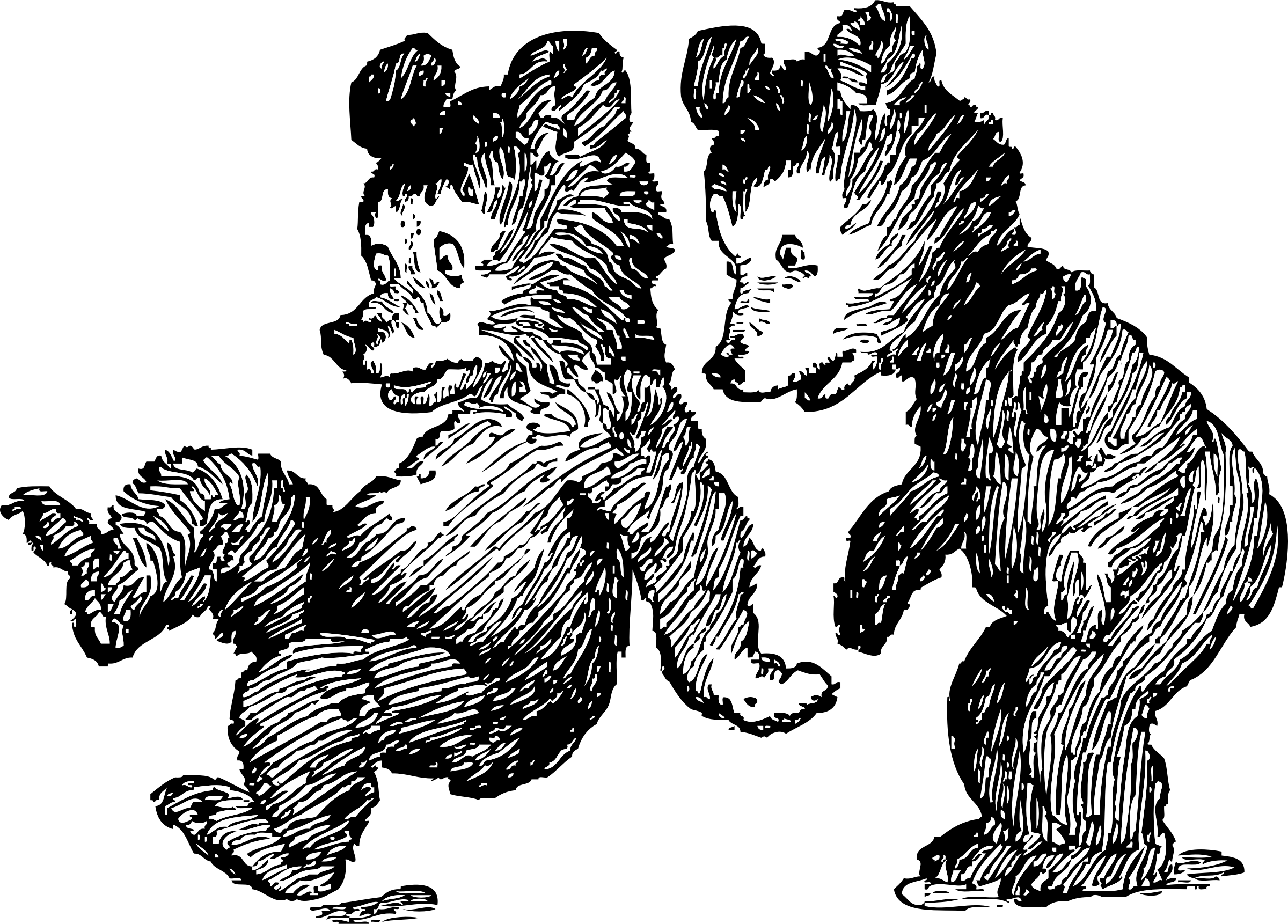 Clipart Startled Bears Clipart Startled Bears