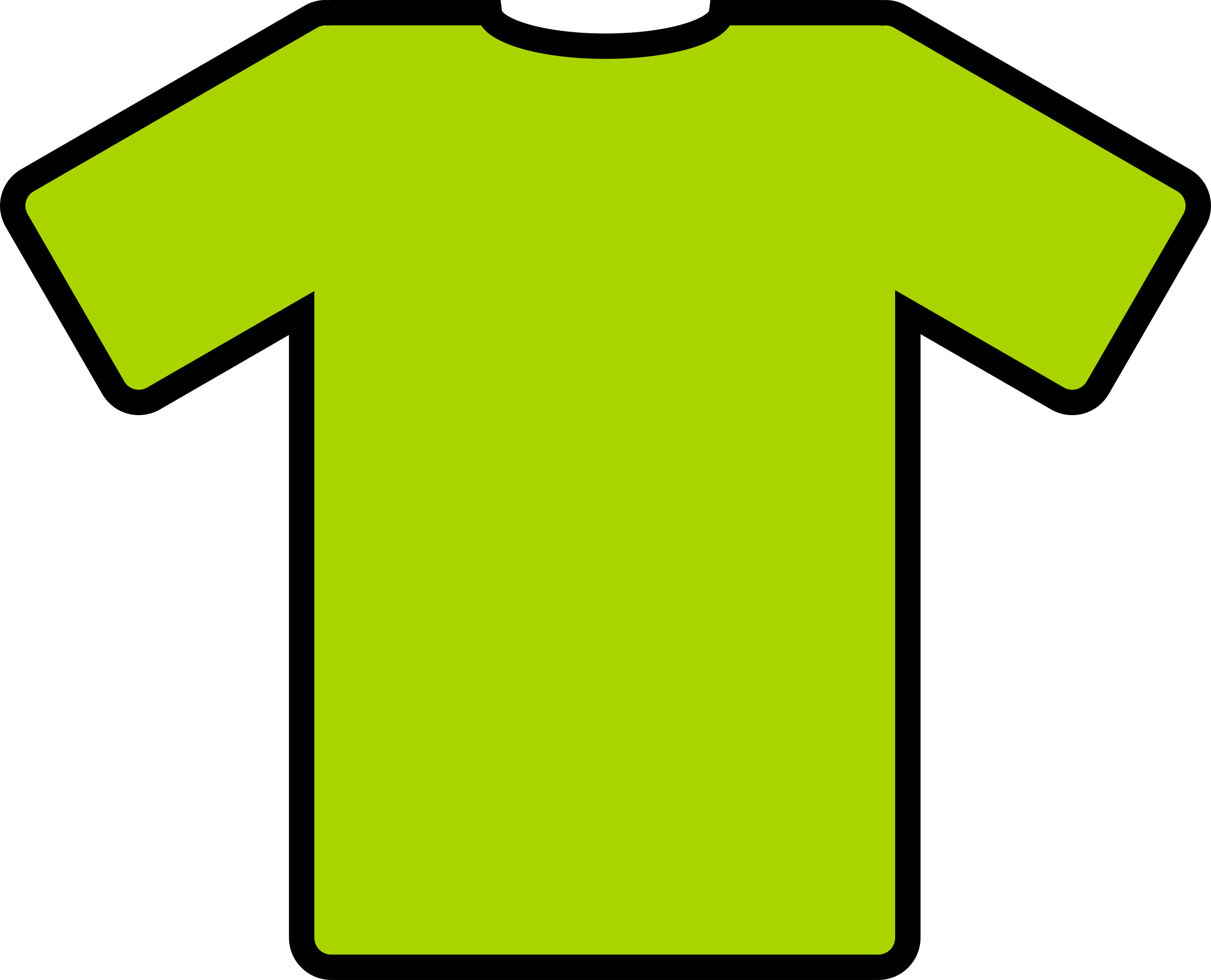 green cut out shirt