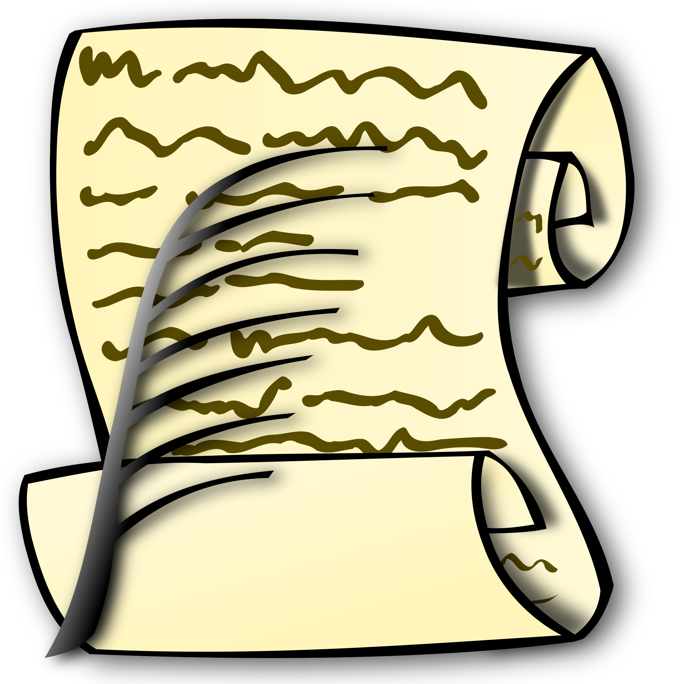 Clipart - Scroll