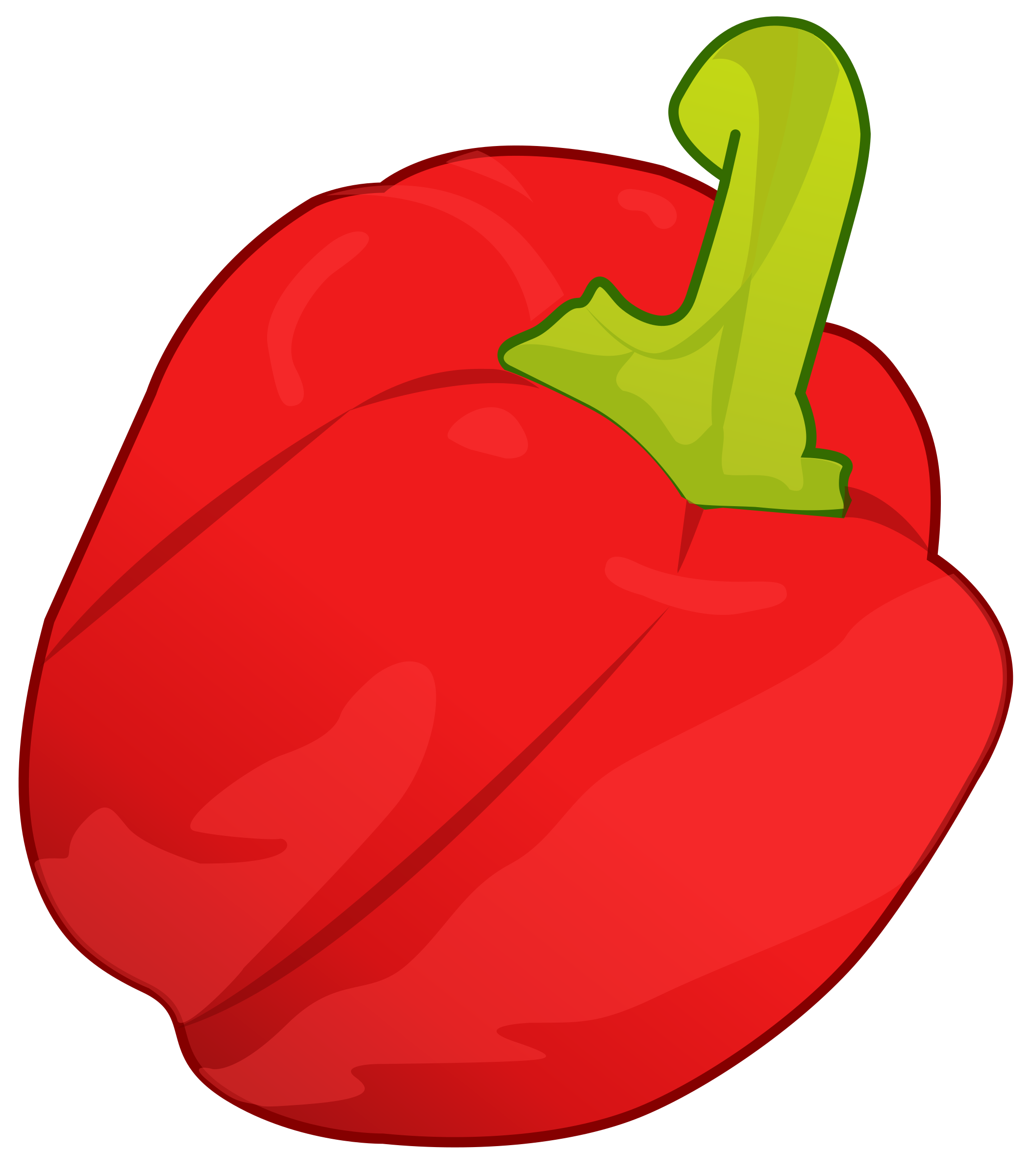 Clipart - red pepper