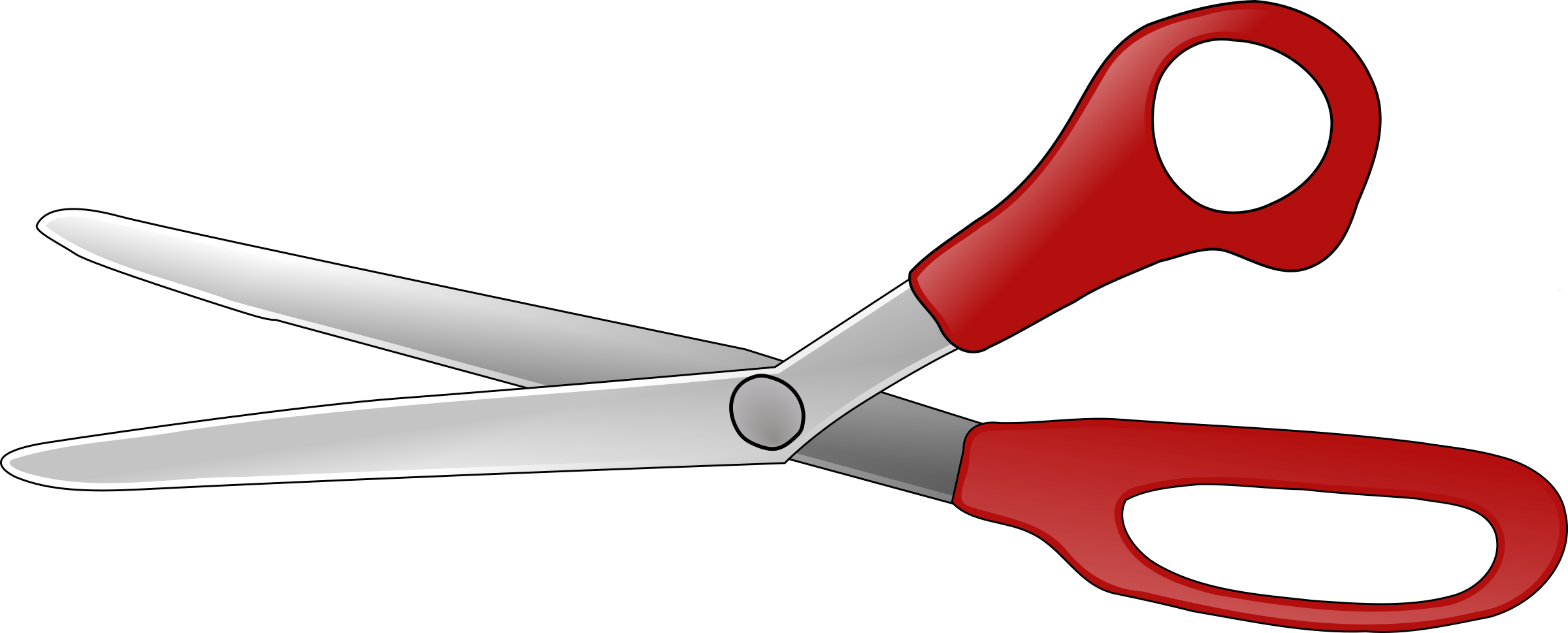 Clipart - scissors open V2