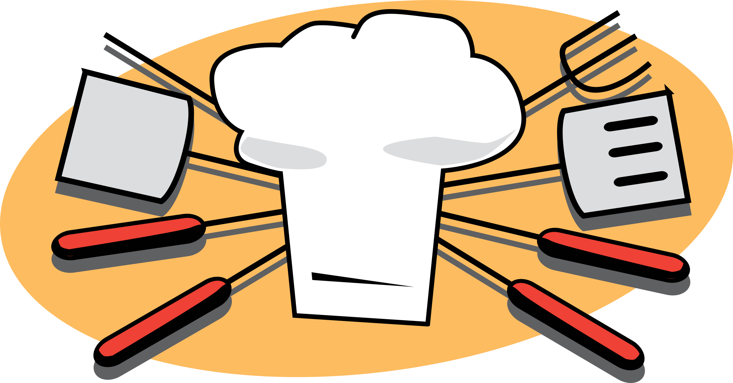 Clipart - bbq tools