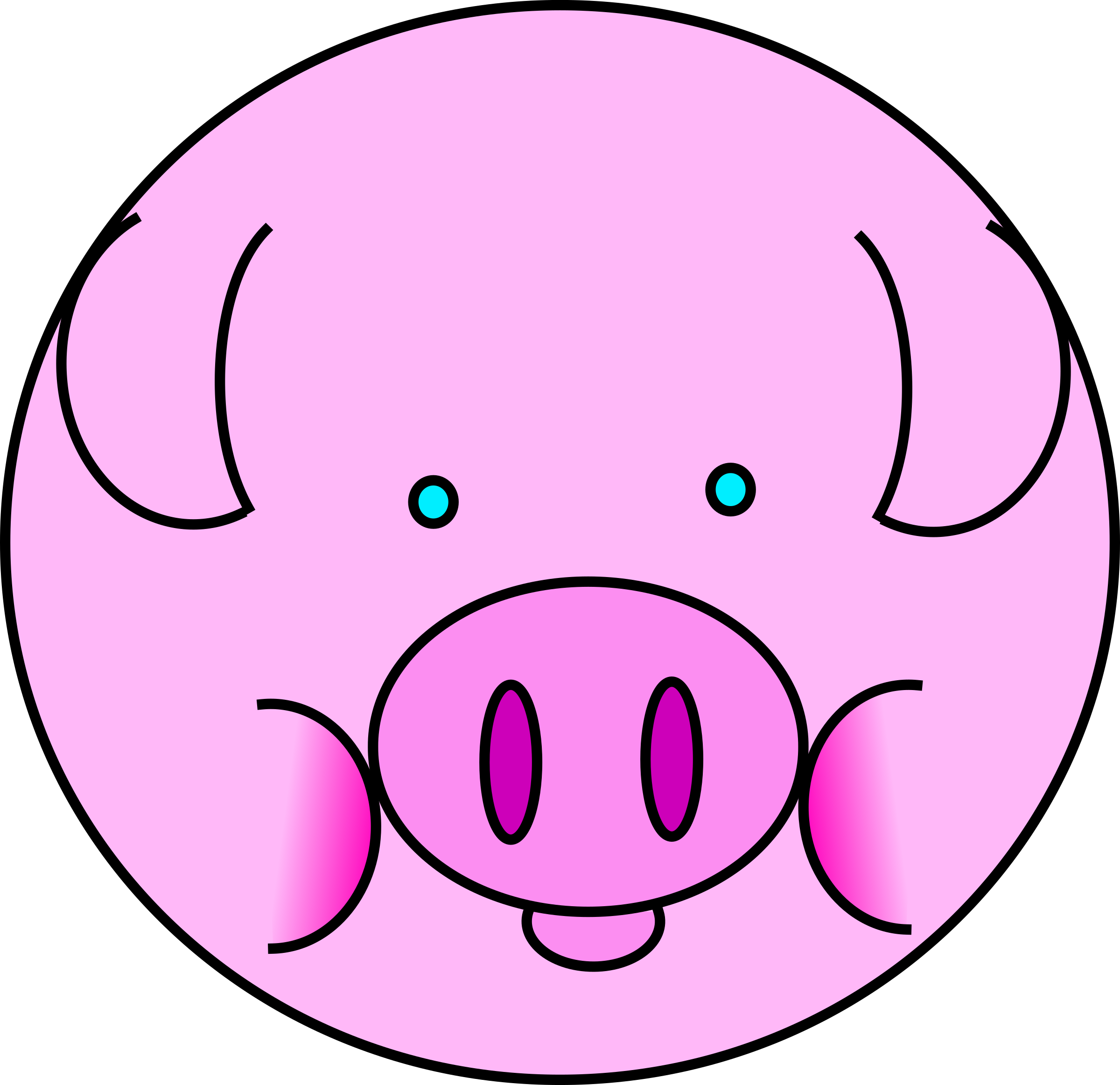 clipart of pig - photo #27
